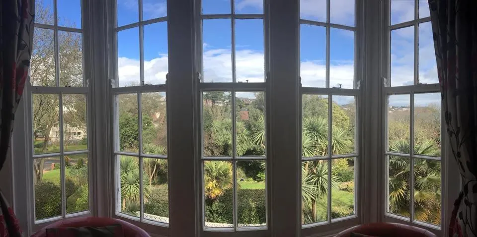 Garden view in The Charterhouse