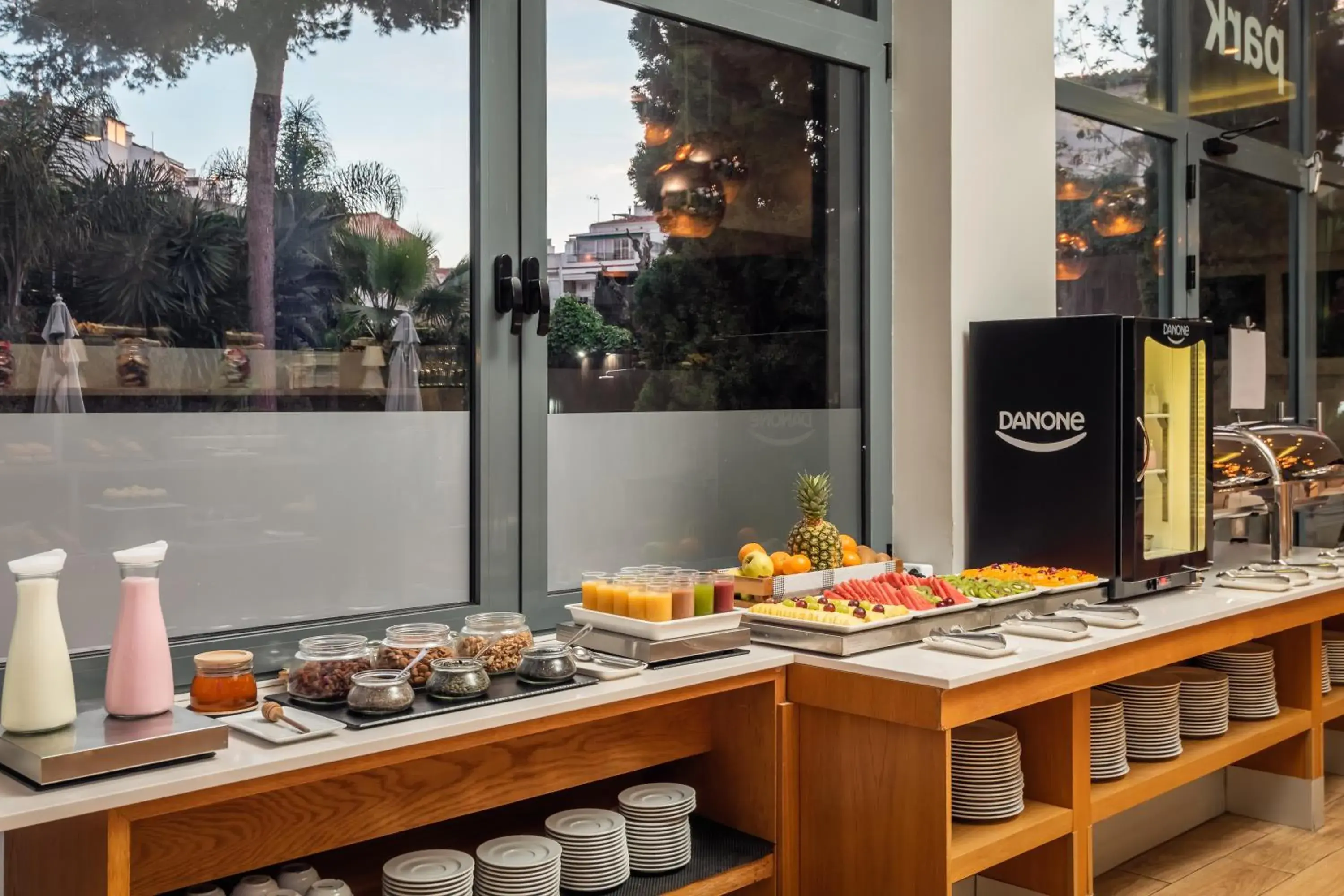 Buffet breakfast in Hotel Medium Sitges Park Buffet breakfast in Hotel Medium Sitges Park