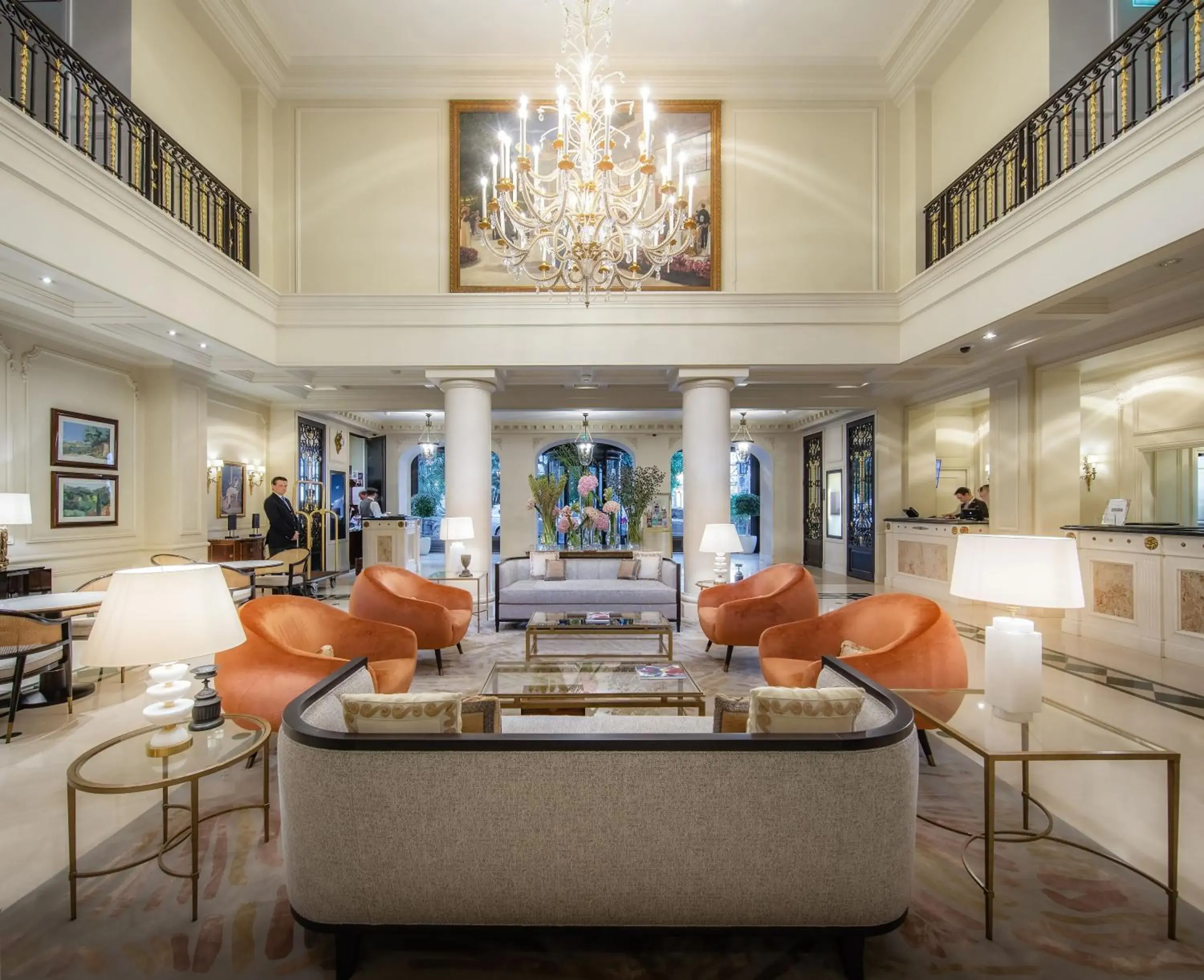 Lobby or reception in Hôtel Hermitage Monte-Carlo Lobby or reception in Hôtel Hermitage Monte-Carlo