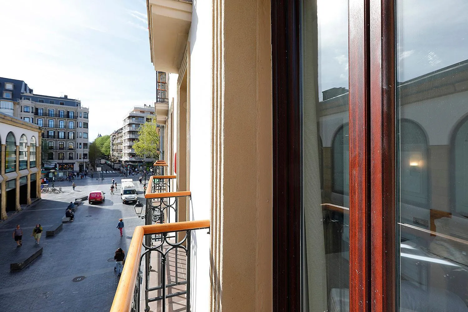 Balcony/Terrace in Pensión Balerdi