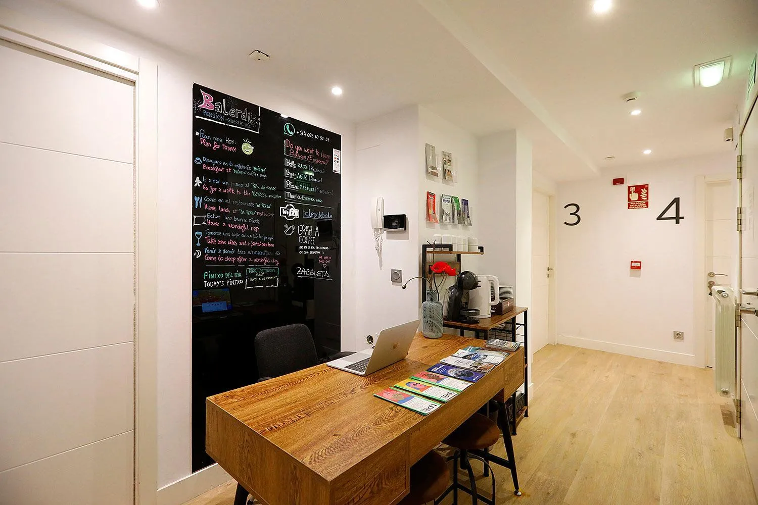 Lobby or reception in Pensión Balerdi