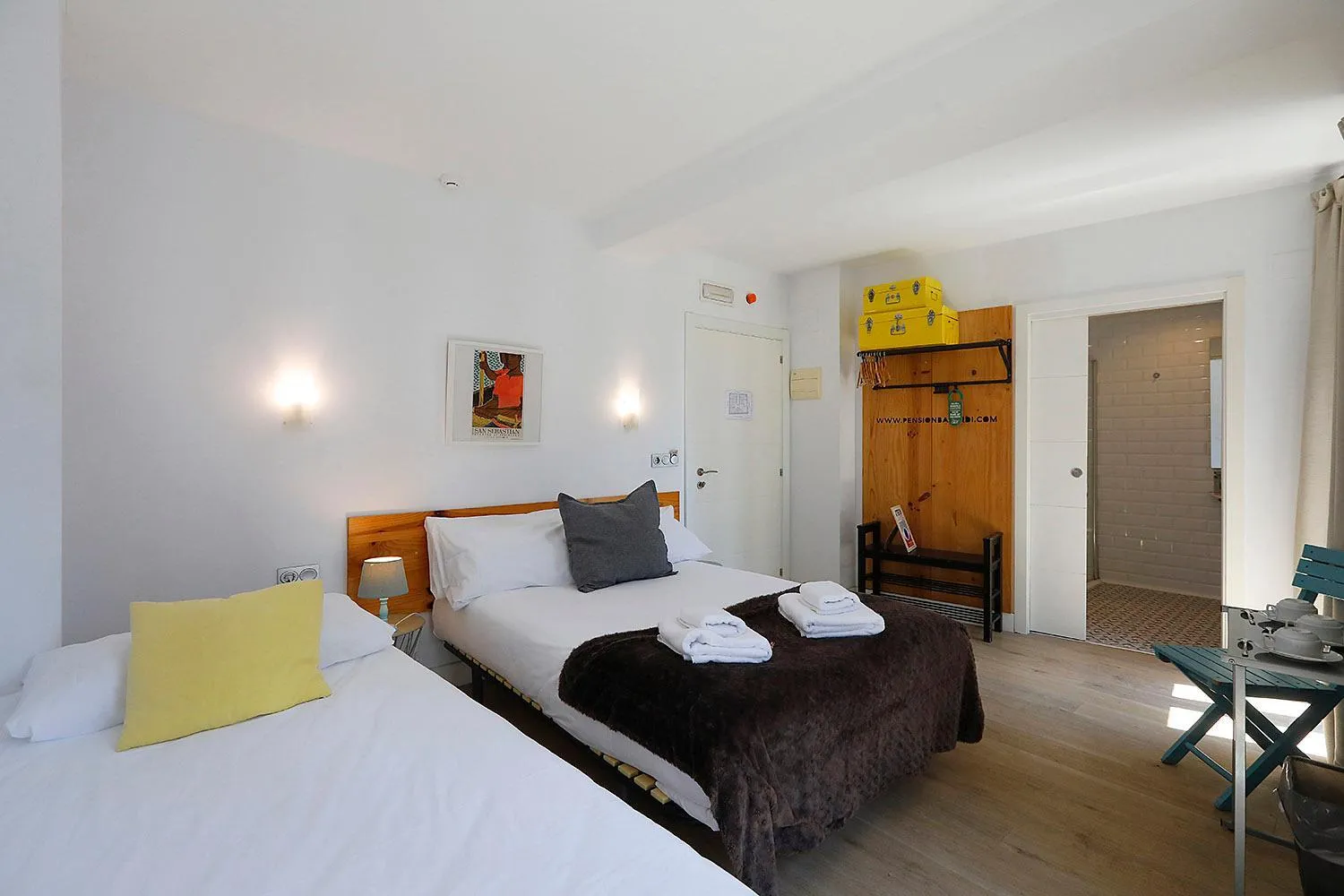 Bed in Pensión Balerdi