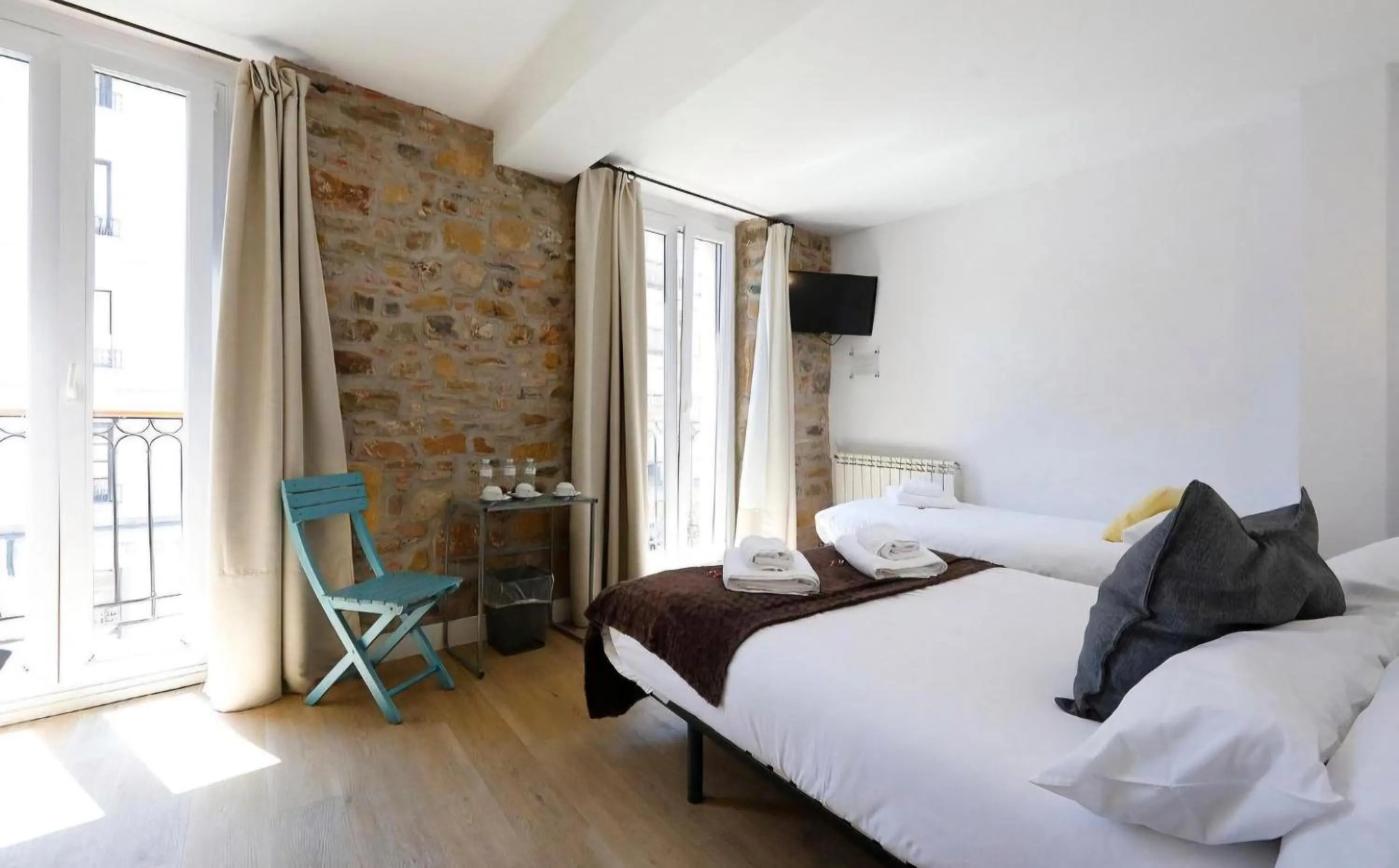 Bed in Pensión Balerdi