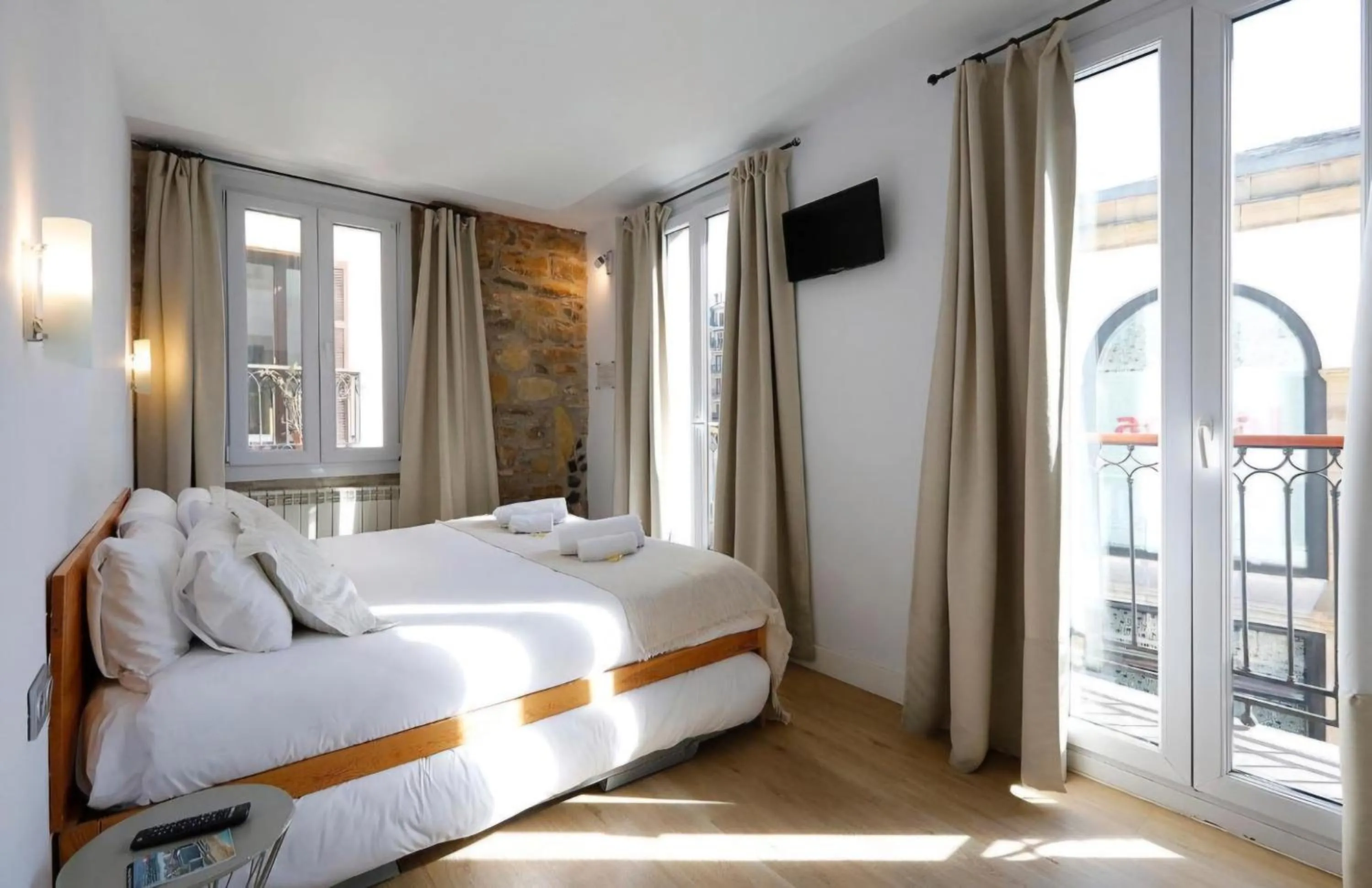 Bed in Pensión Balerdi