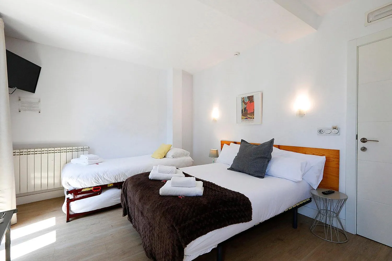 Bed in Pensión Balerdi