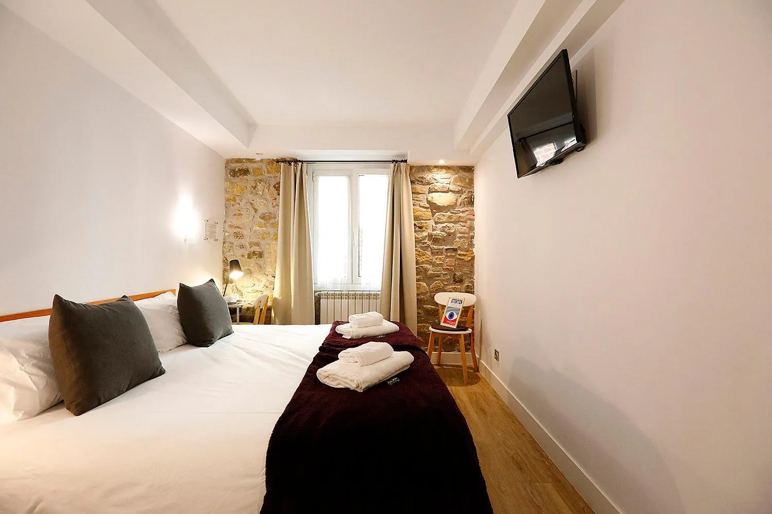 Bed in Pensión Balerdi