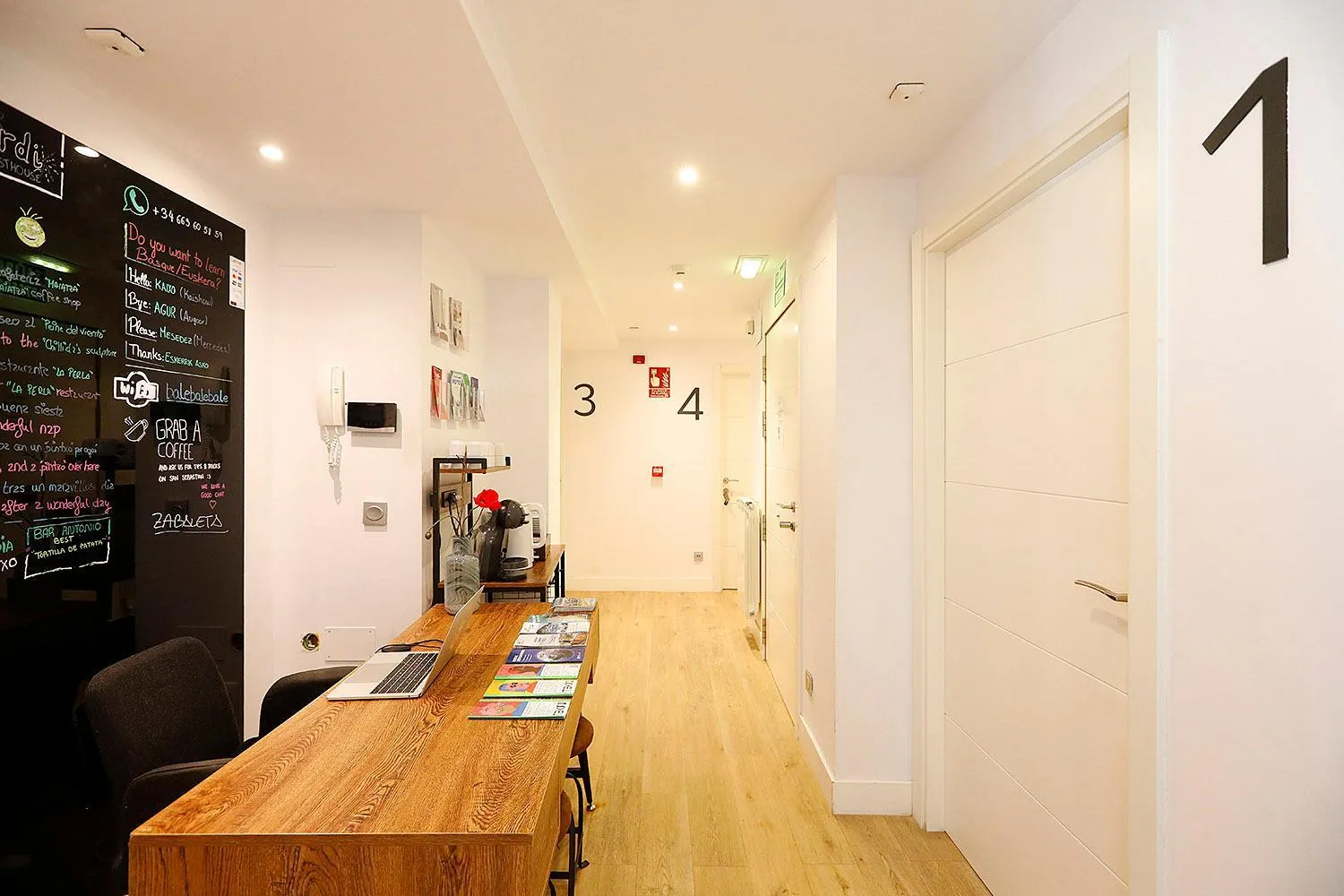 Lobby or reception in Pensión Balerdi