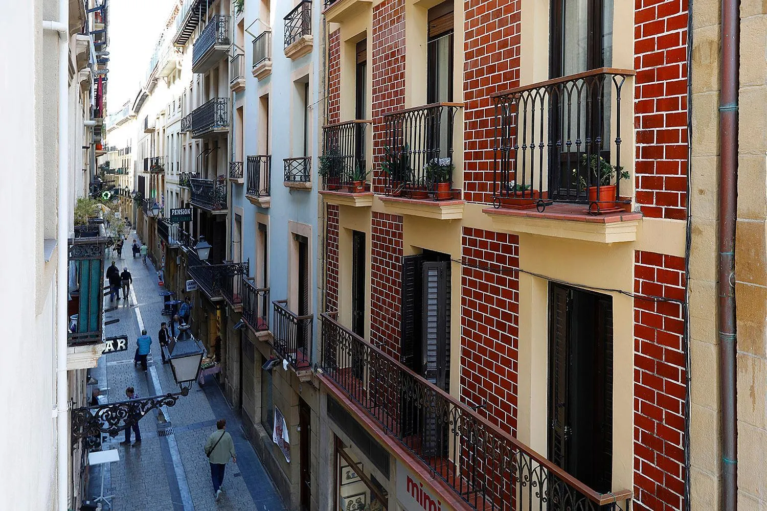 View (from property/room) in Pensión Balerdi