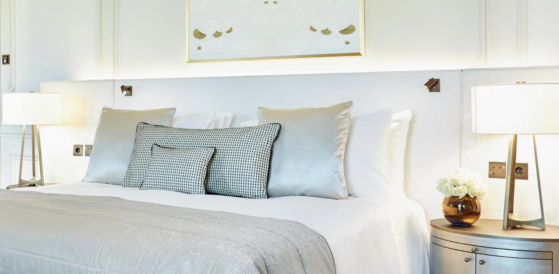 Bed in Hôtel de Paris Monte-Carlo