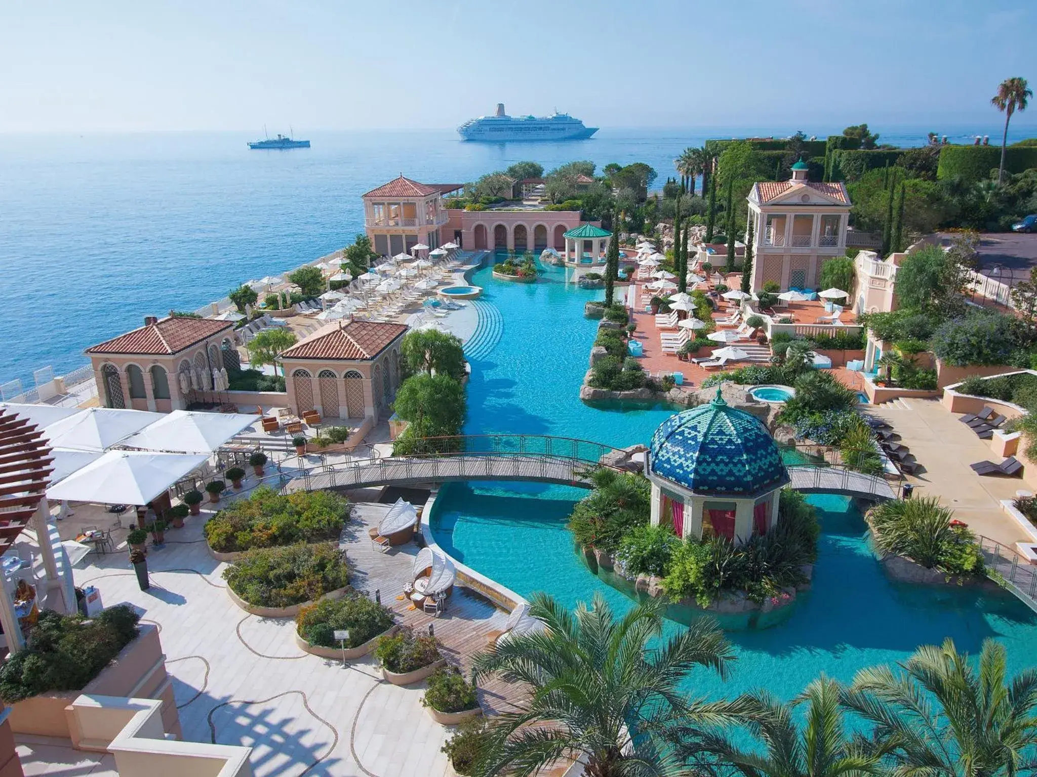 Bird's eye view in Monte-Carlo Bay Hotel & Resort Bird's eye view in Monte-Carlo Bay Hotel & Resort