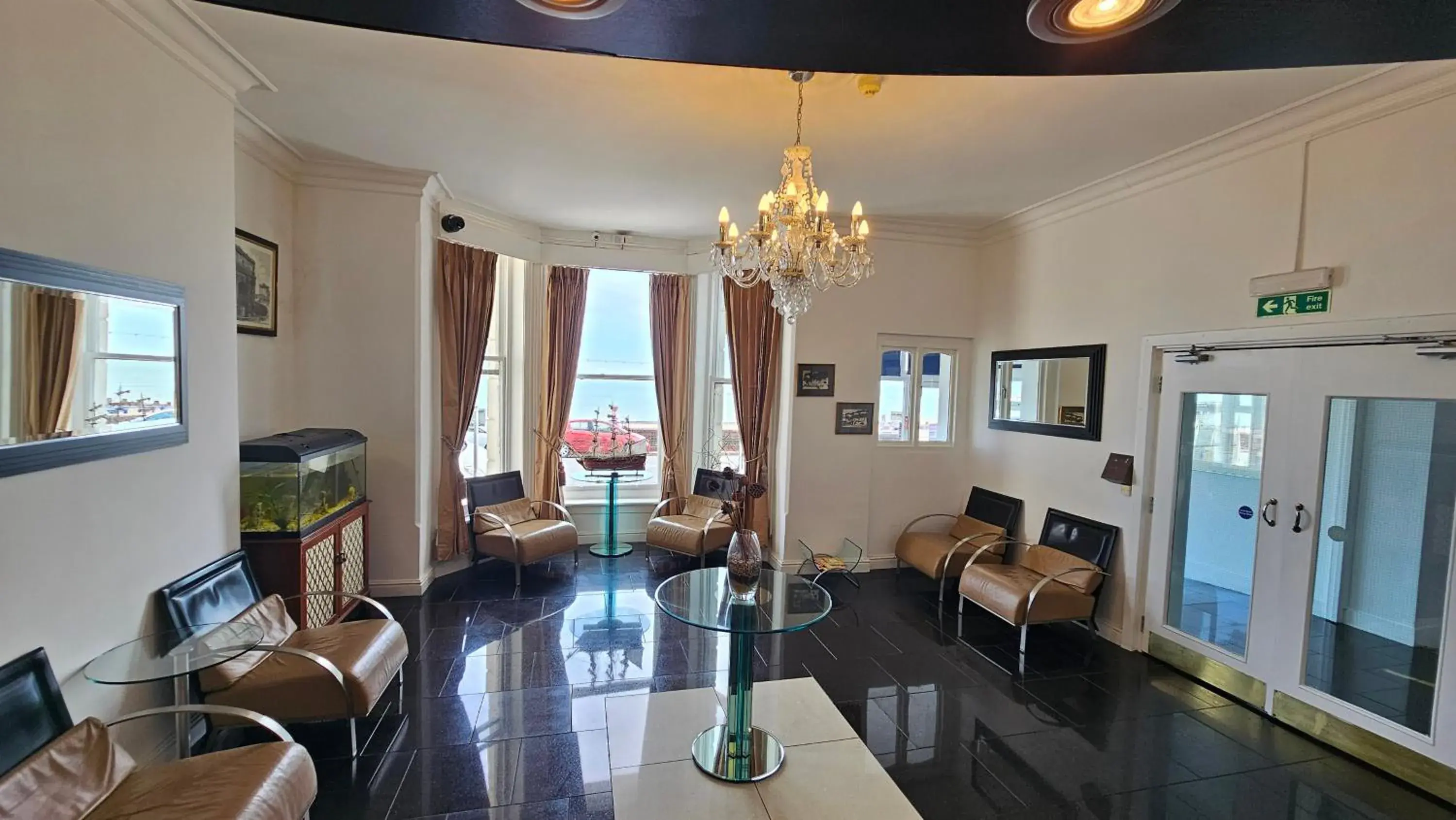 Lobby or reception in The Strand Hotel Lobby or reception in The Strand Hotel