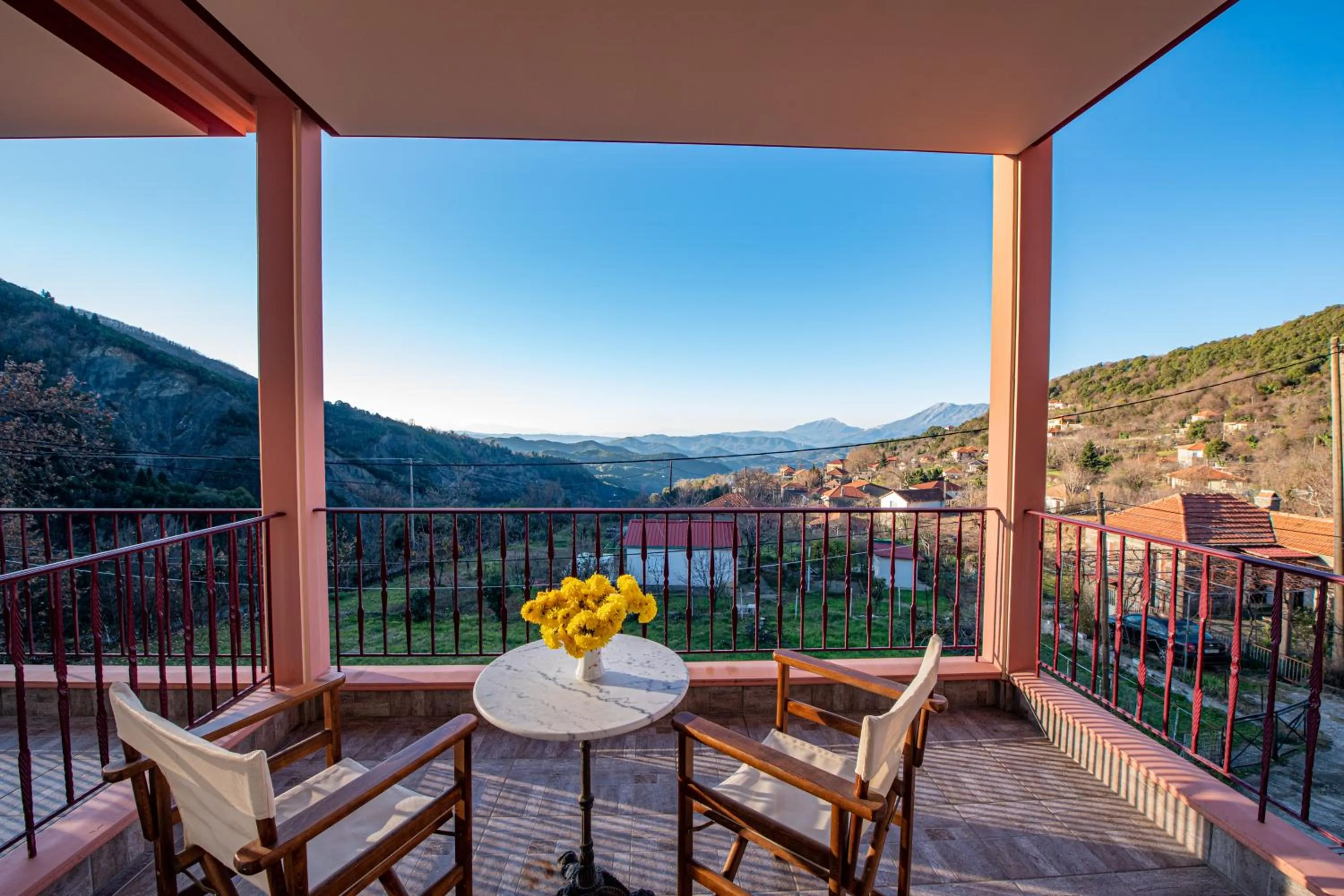 Balcony/Terrace in Xenonas Kypseli