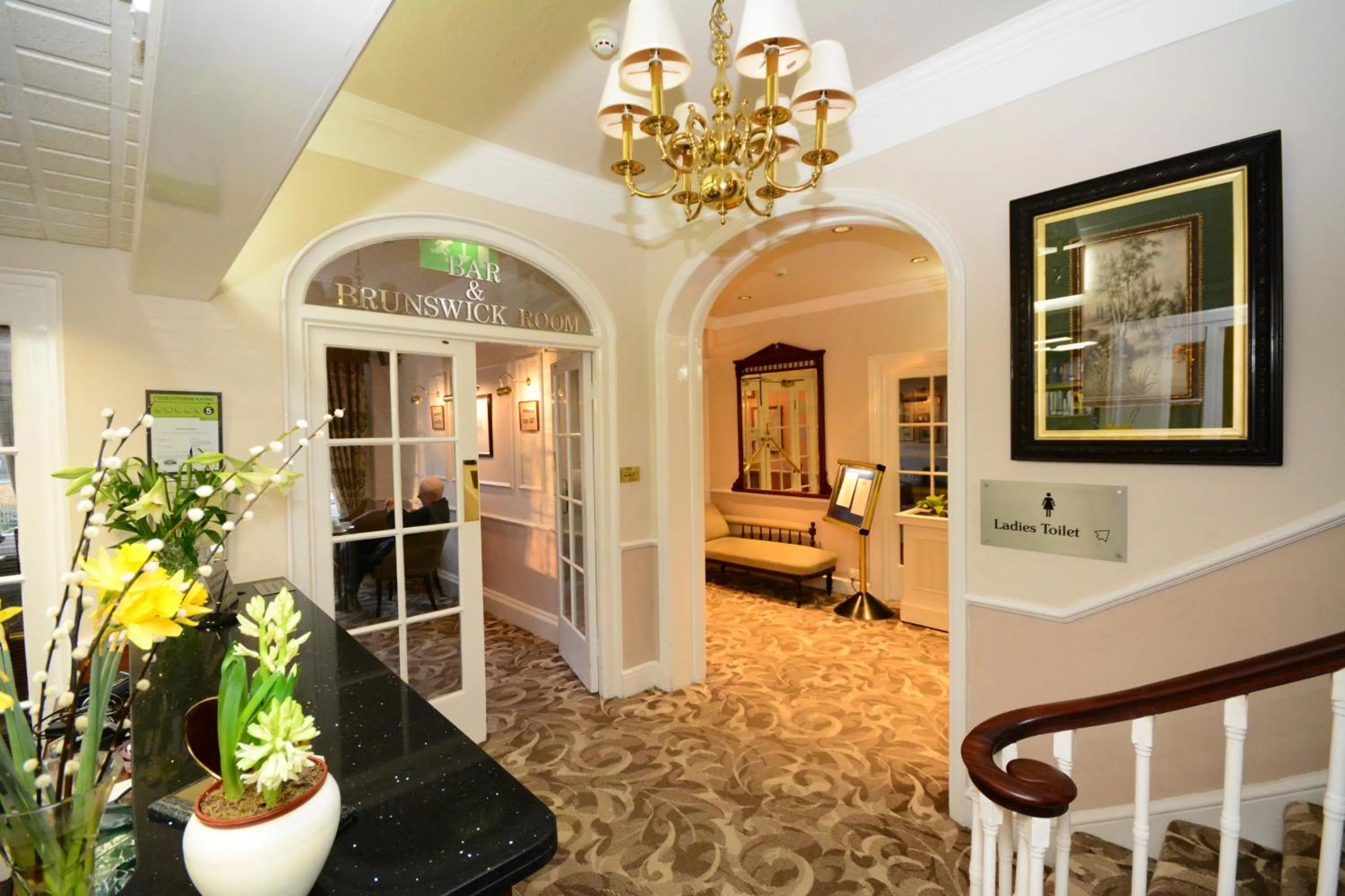 Lobby or reception in The Crescent Hotel