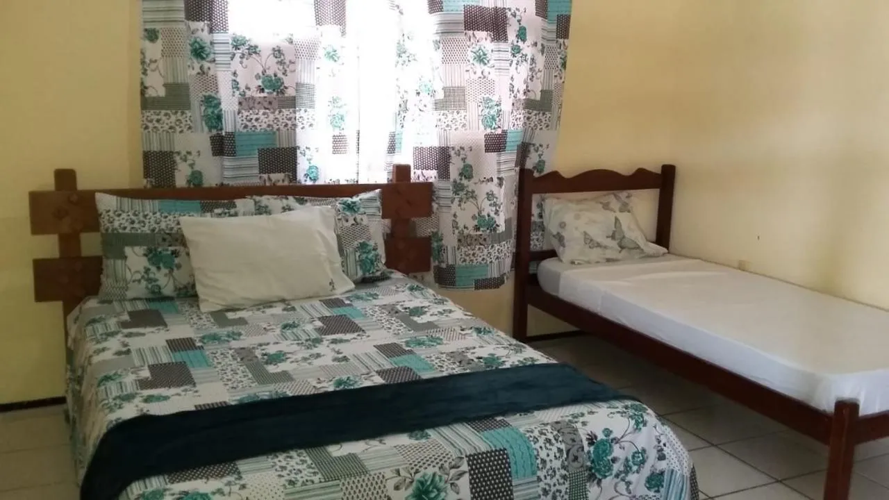 Bed in Pousada Recanto das Férias