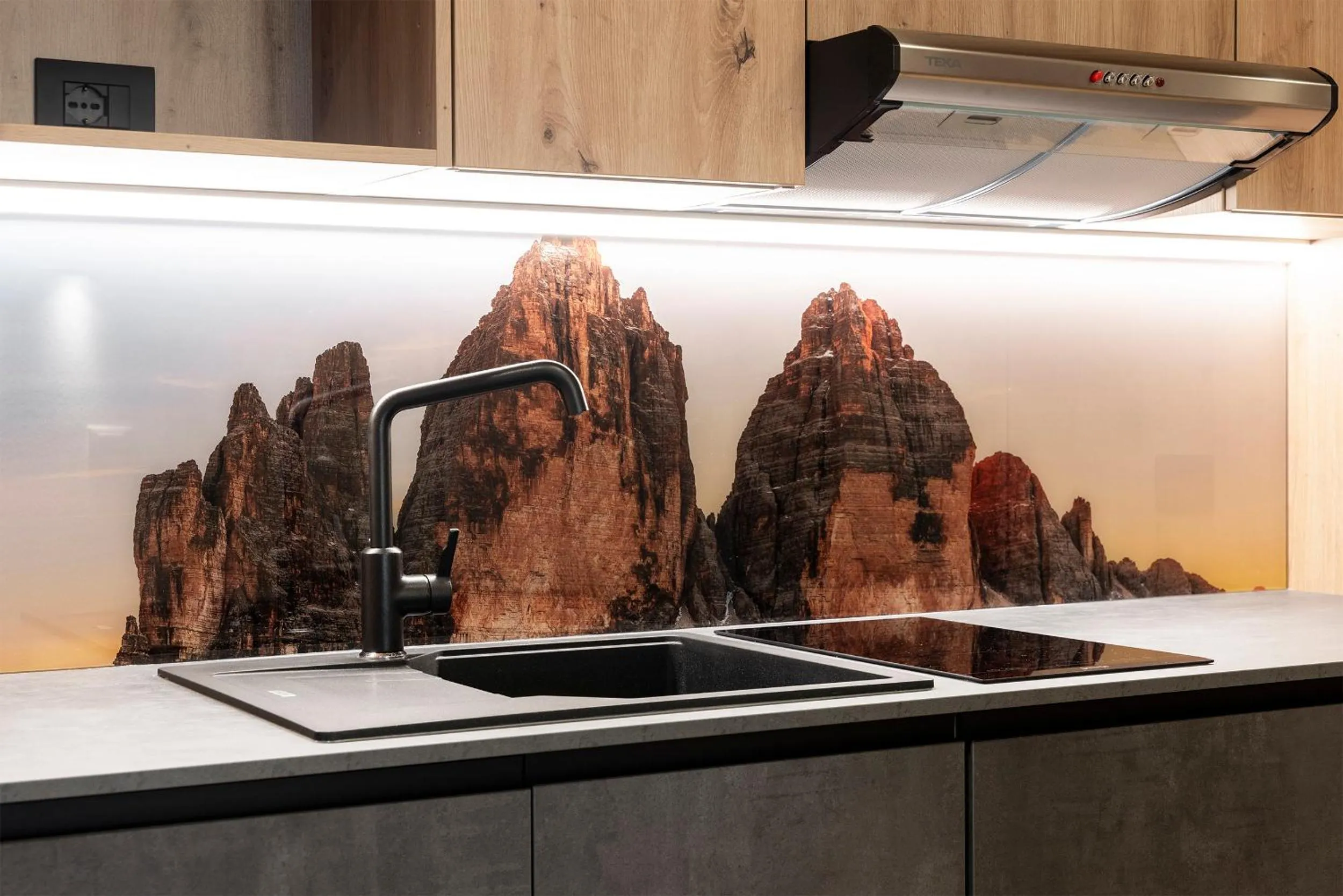 Kitchen or kitchenette in Zur Brücke apartments and rooms - Your home in heart of South Tyrol, with Brixencard