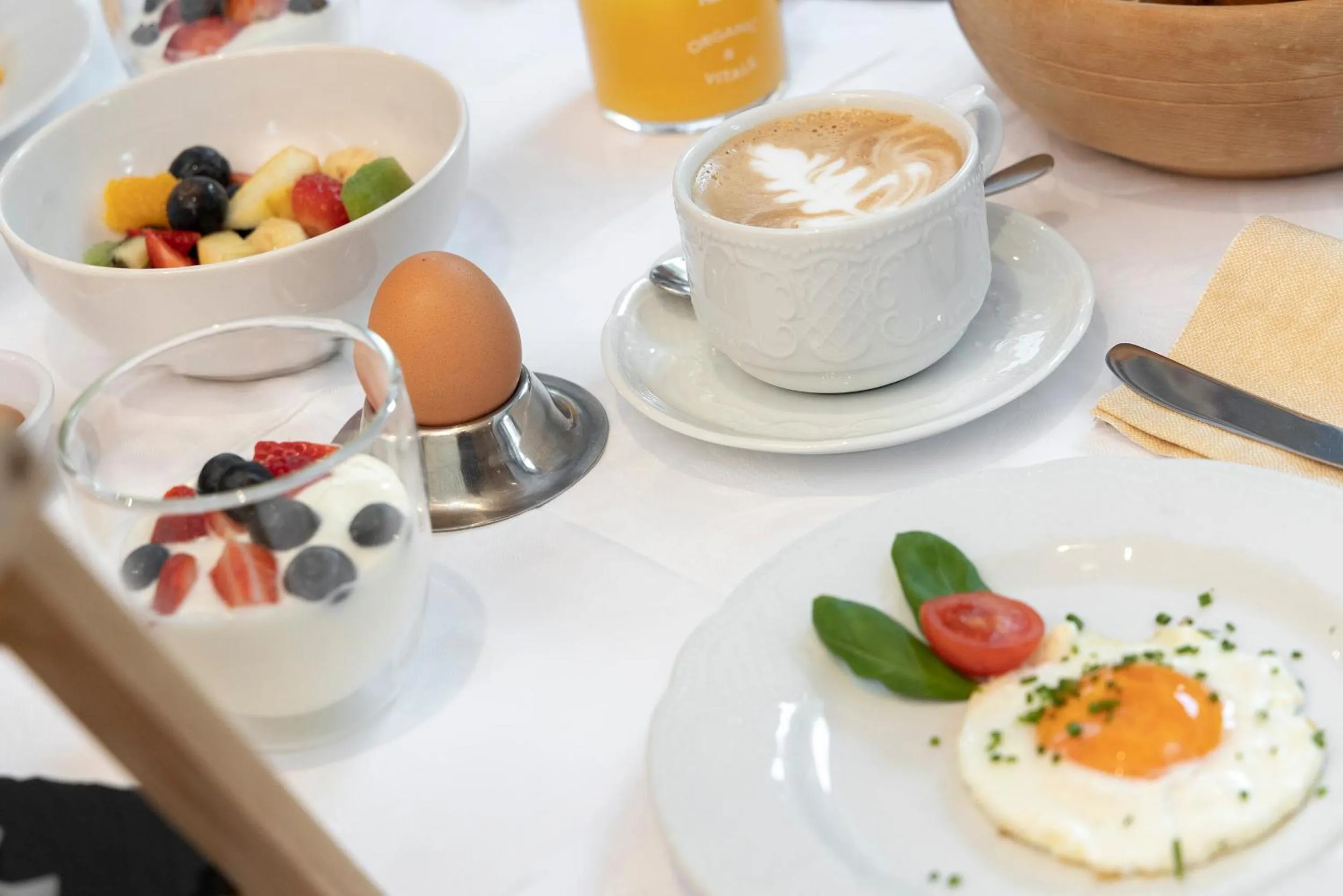 Breakfast in Zur Brücke apartments and rooms - Your home in heart of South Tyrol, with Brixencard