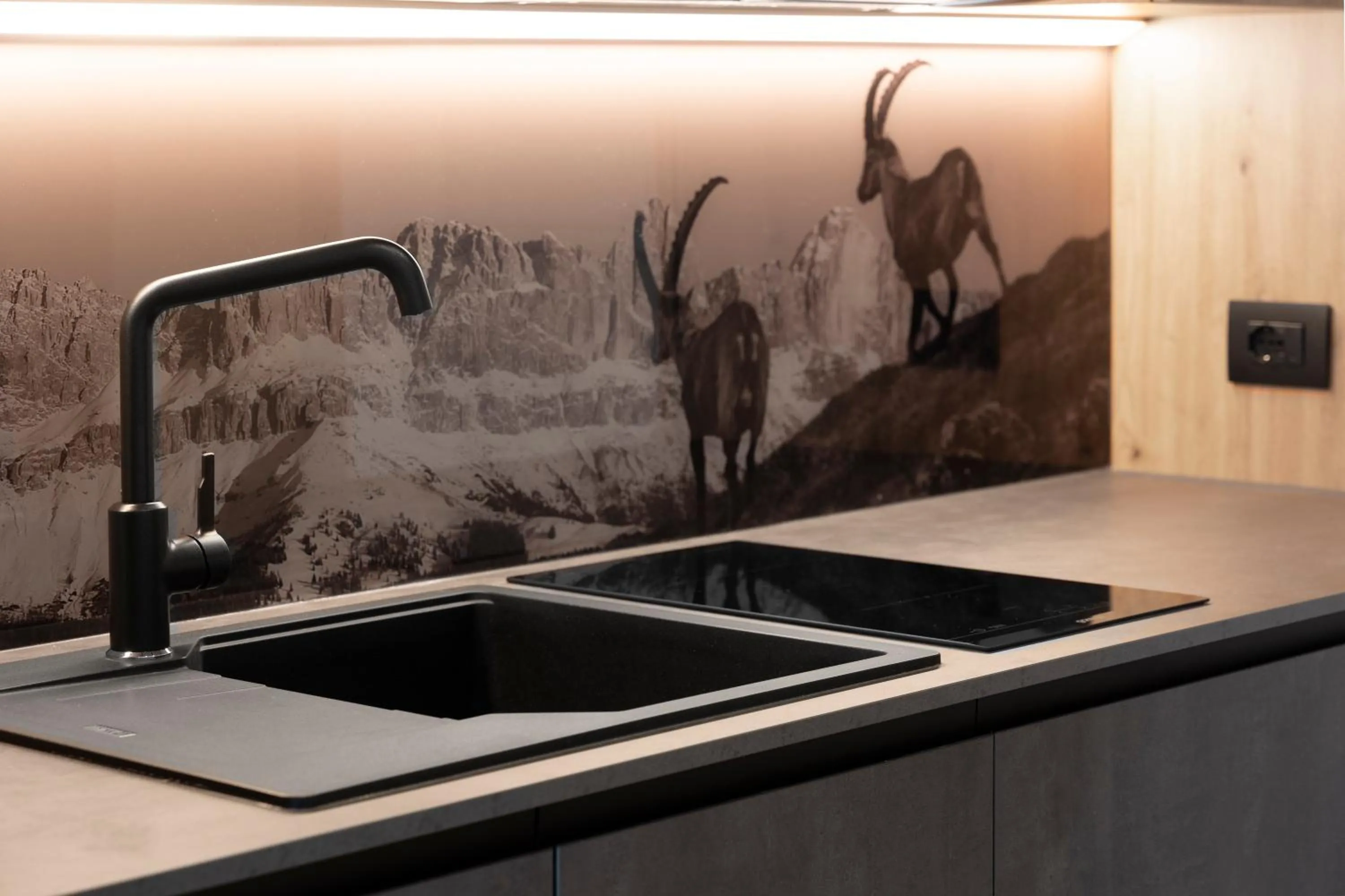 Kitchen or kitchenette in Zur Brücke apartments and rooms - Your home in heart of South Tyrol, with Brixencard
