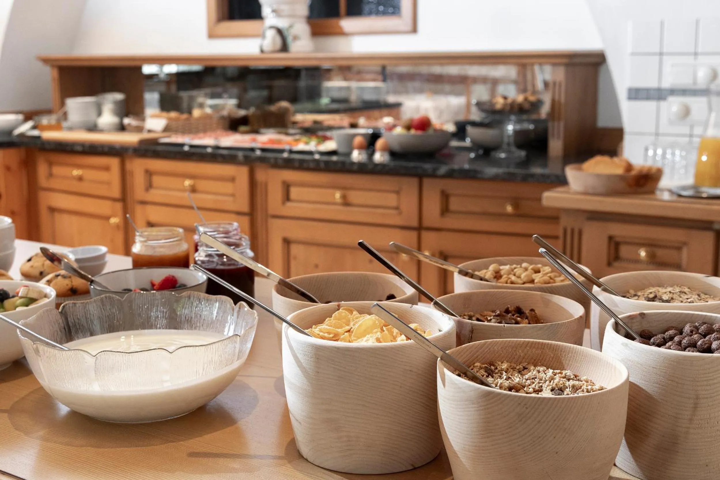 Breakfast in Zur Brücke apartments and rooms - Your home in heart of South Tyrol, with Brixencard