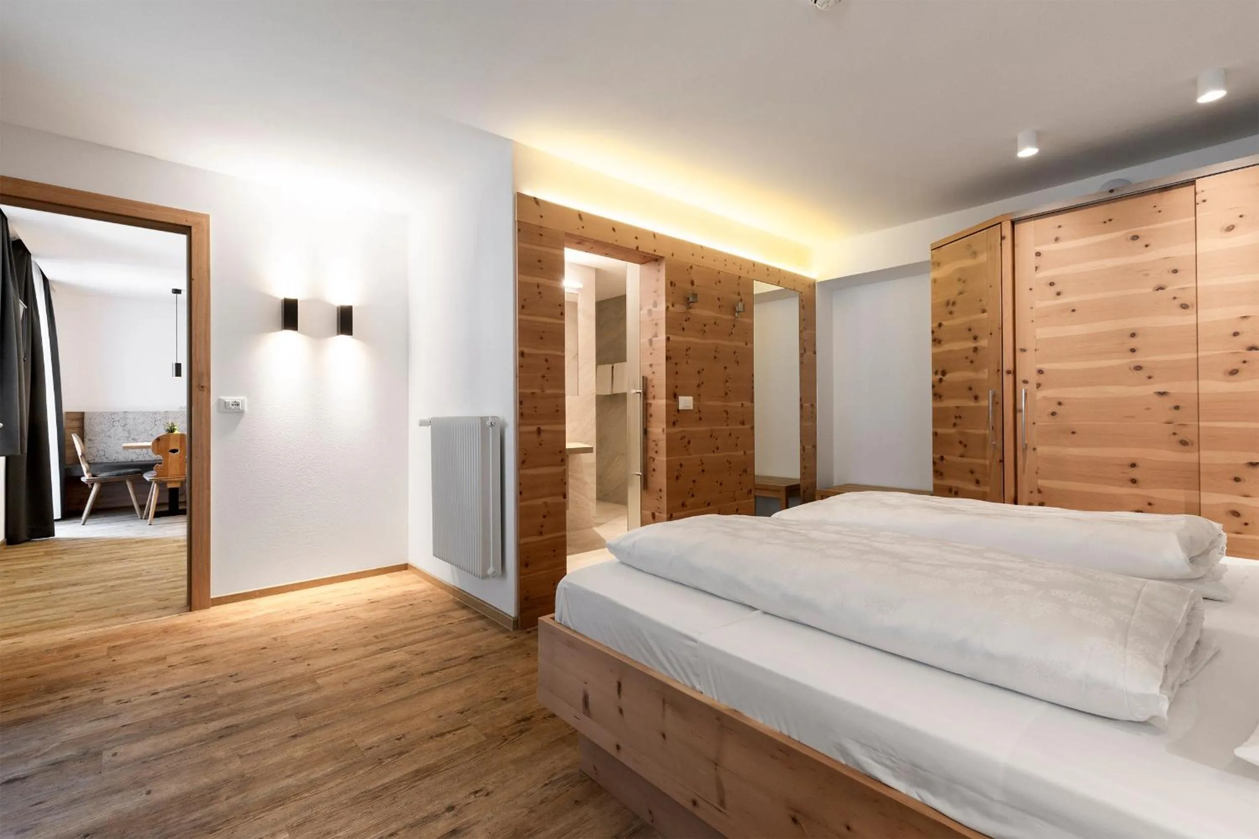 Bed in Zur Brücke apartments and rooms - Your home in heart of South Tyrol, with Brixencard