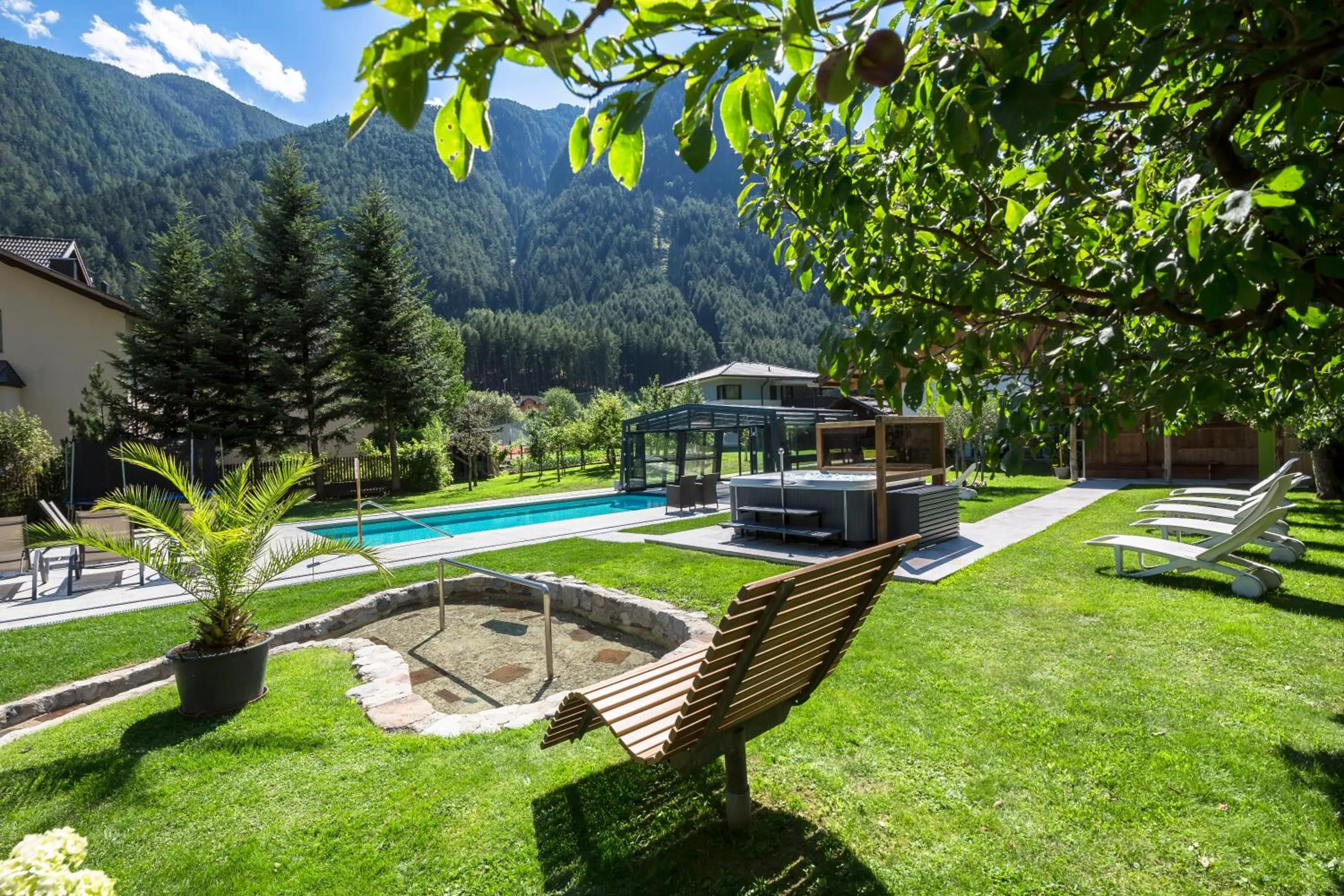 Patio in Zur Brücke apartments and rooms - Your home in heart of South Tyrol, with Brixencard