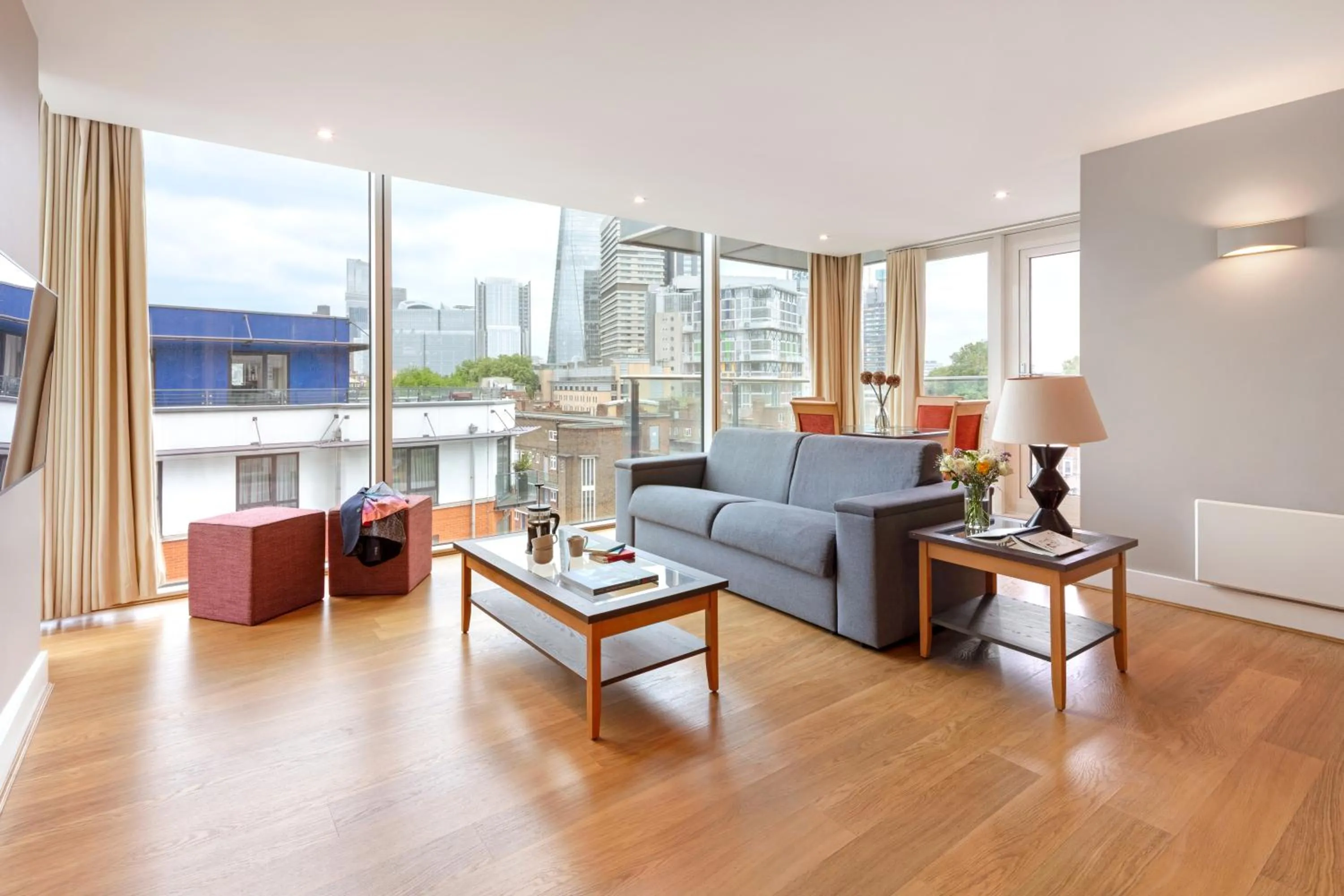 Living room in Marlin Apartments London Bridge - Empire Square