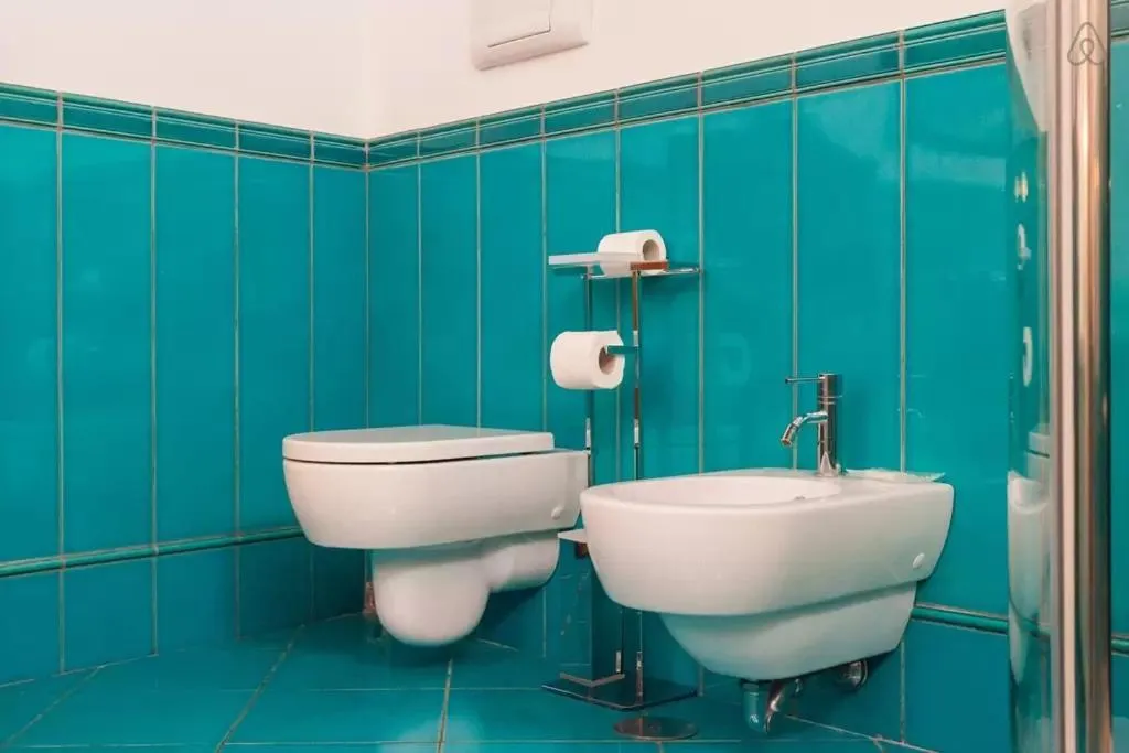 Bathroom in Bed and Breakfast Adelberga