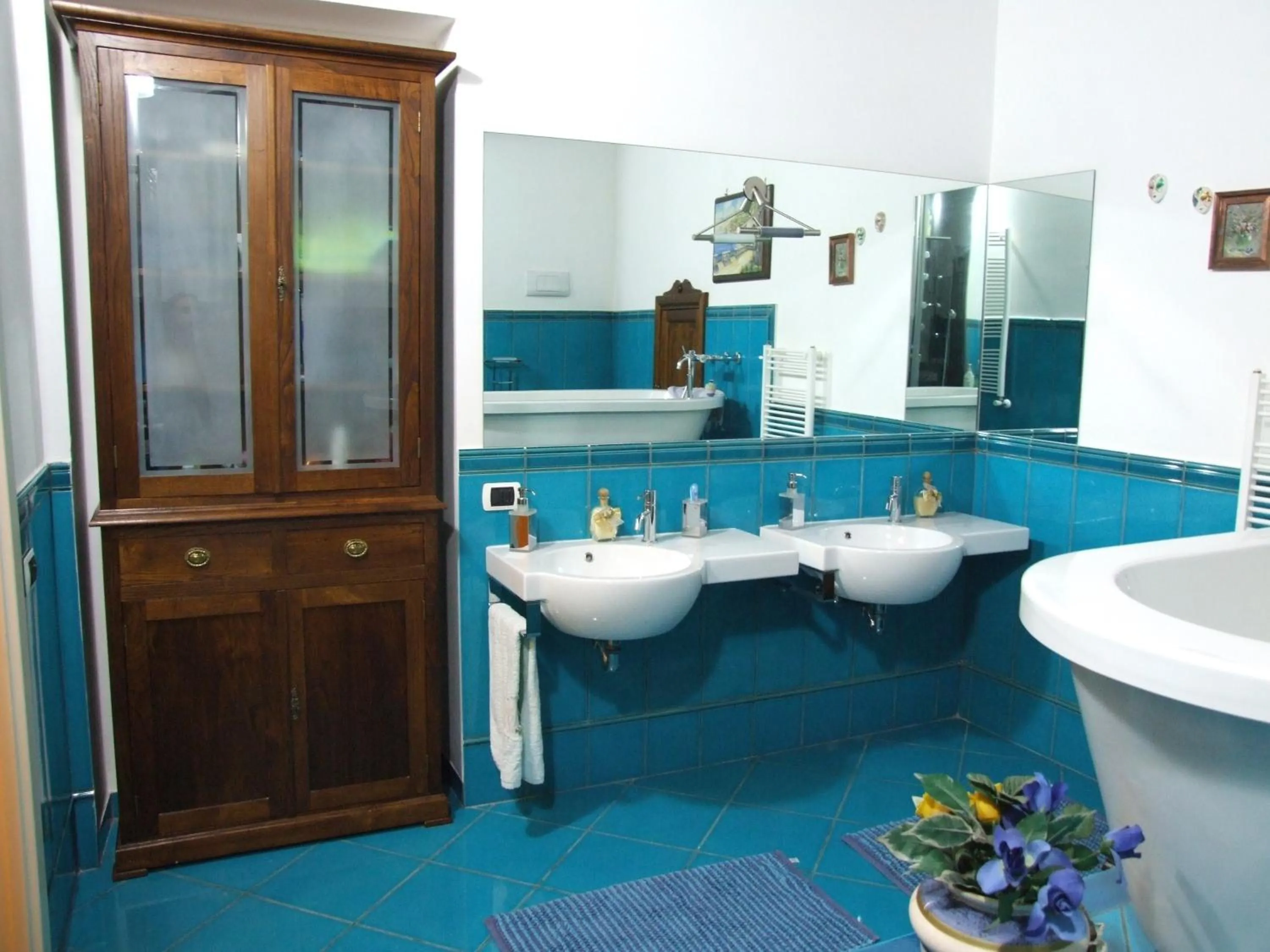 Bathroom in Bed and Breakfast Adelberga