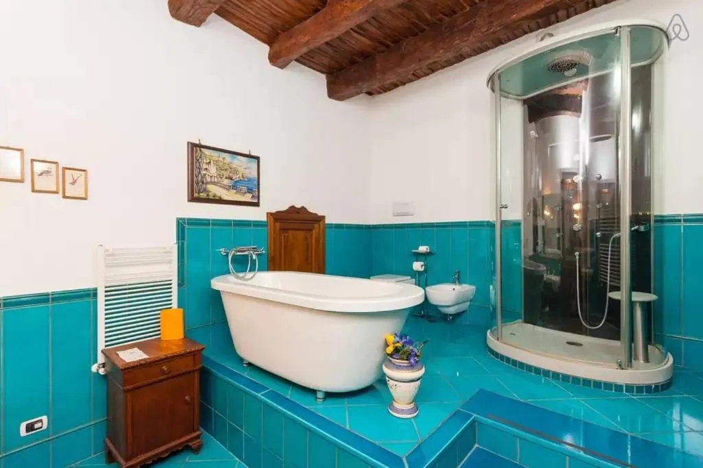 Bathroom in Bed and Breakfast Adelberga