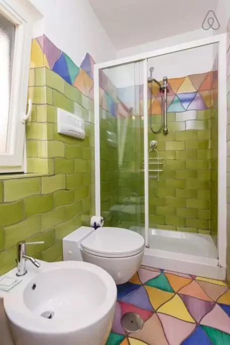 Bathroom in Bed and Breakfast Adelberga