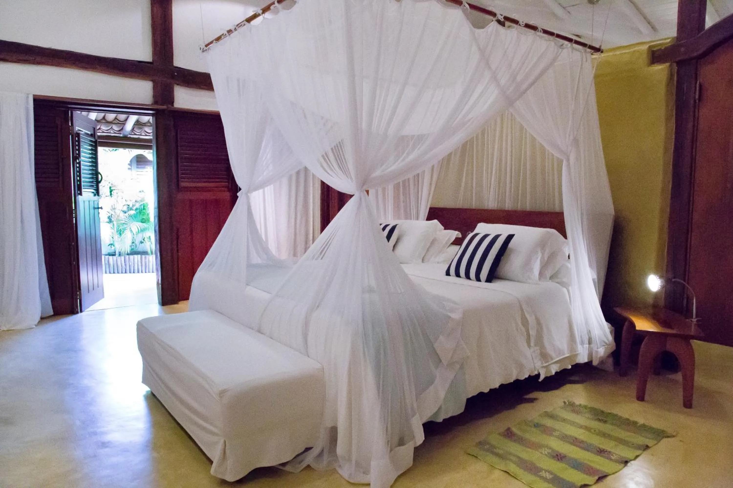 Bed in Pousada El Gordo