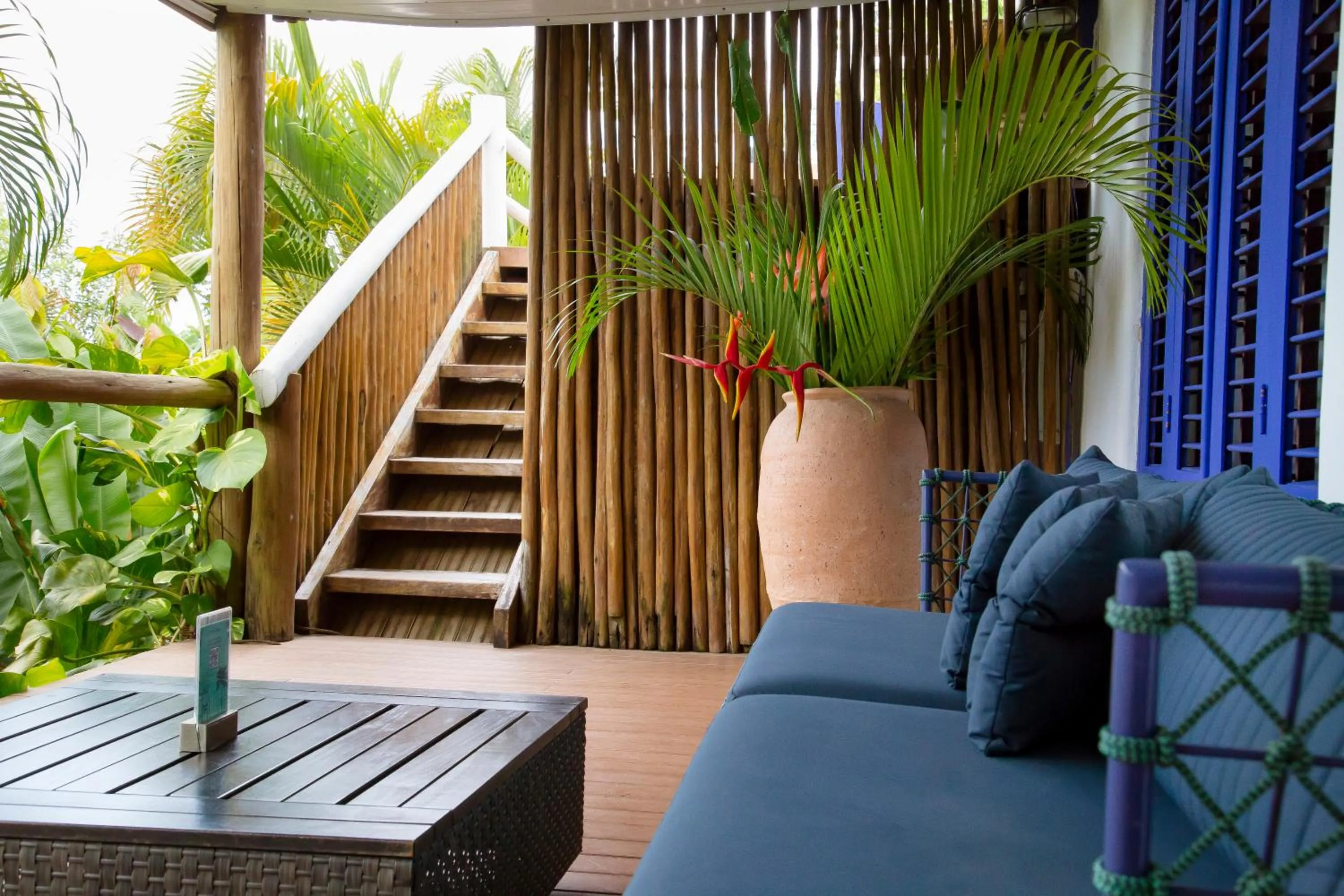 Patio in Pousada El Gordo