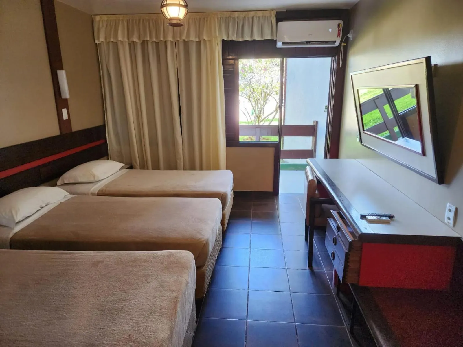 Bed in Baia Cabralia Hotel