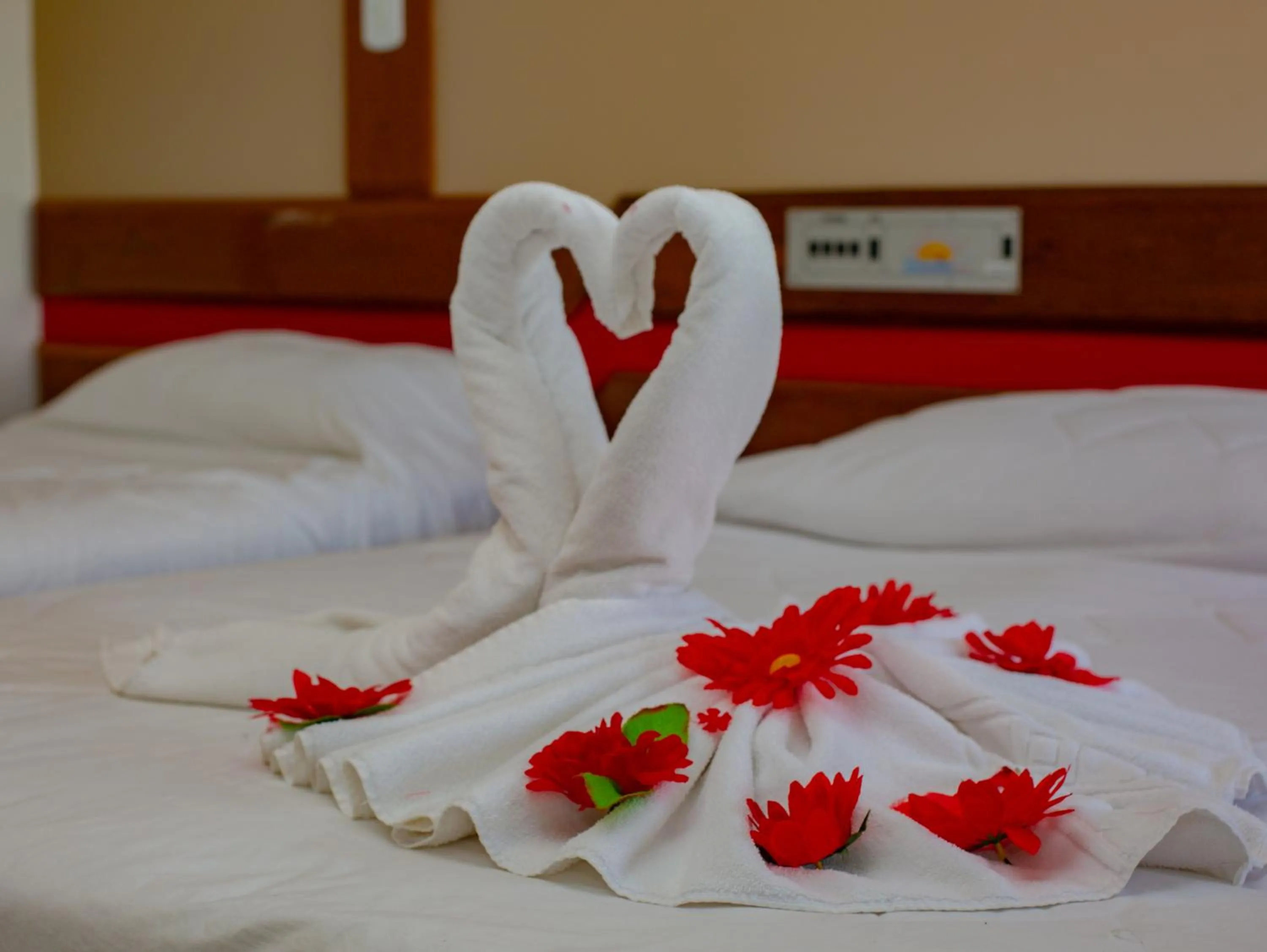 Bed in Baia Cabralia Hotel