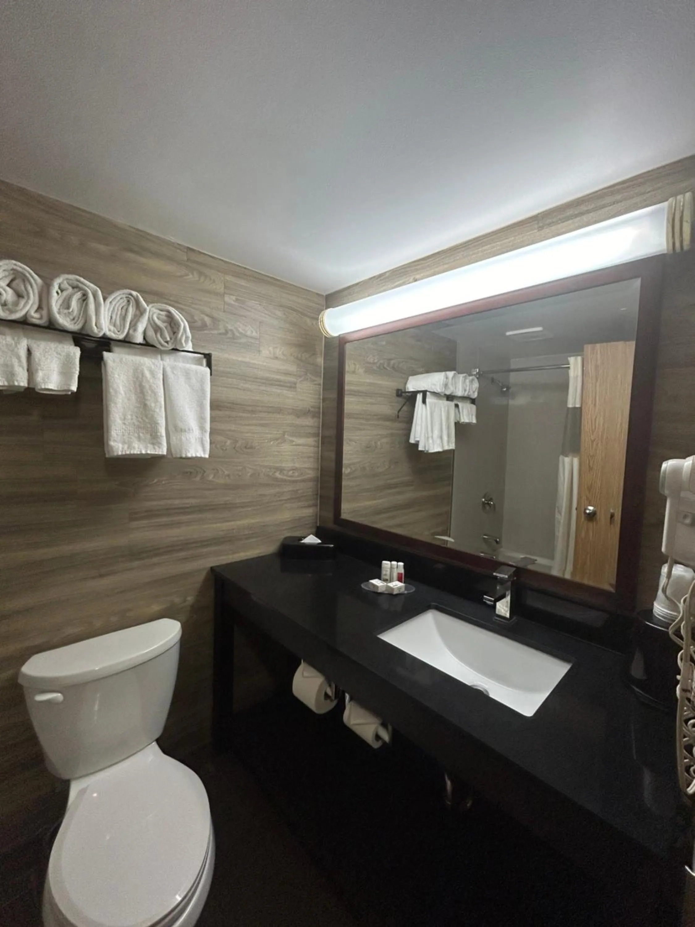 Bathroom in Ramada by Wyndham Lindsay