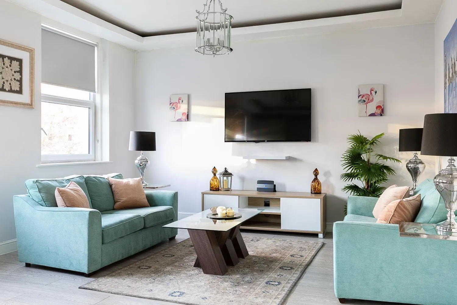 Living room in Cromwell road apartments