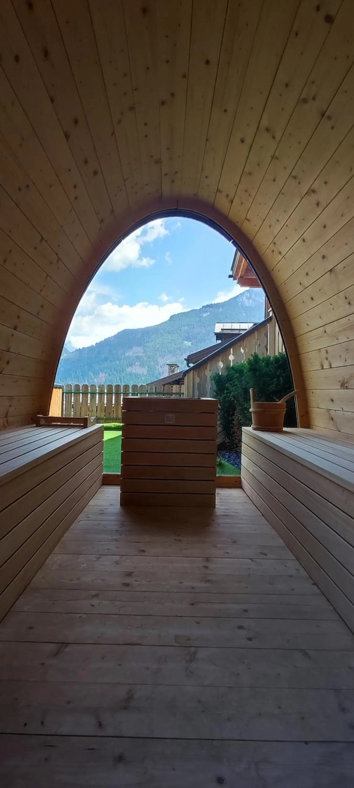 Sauna in Hotel Miramonti