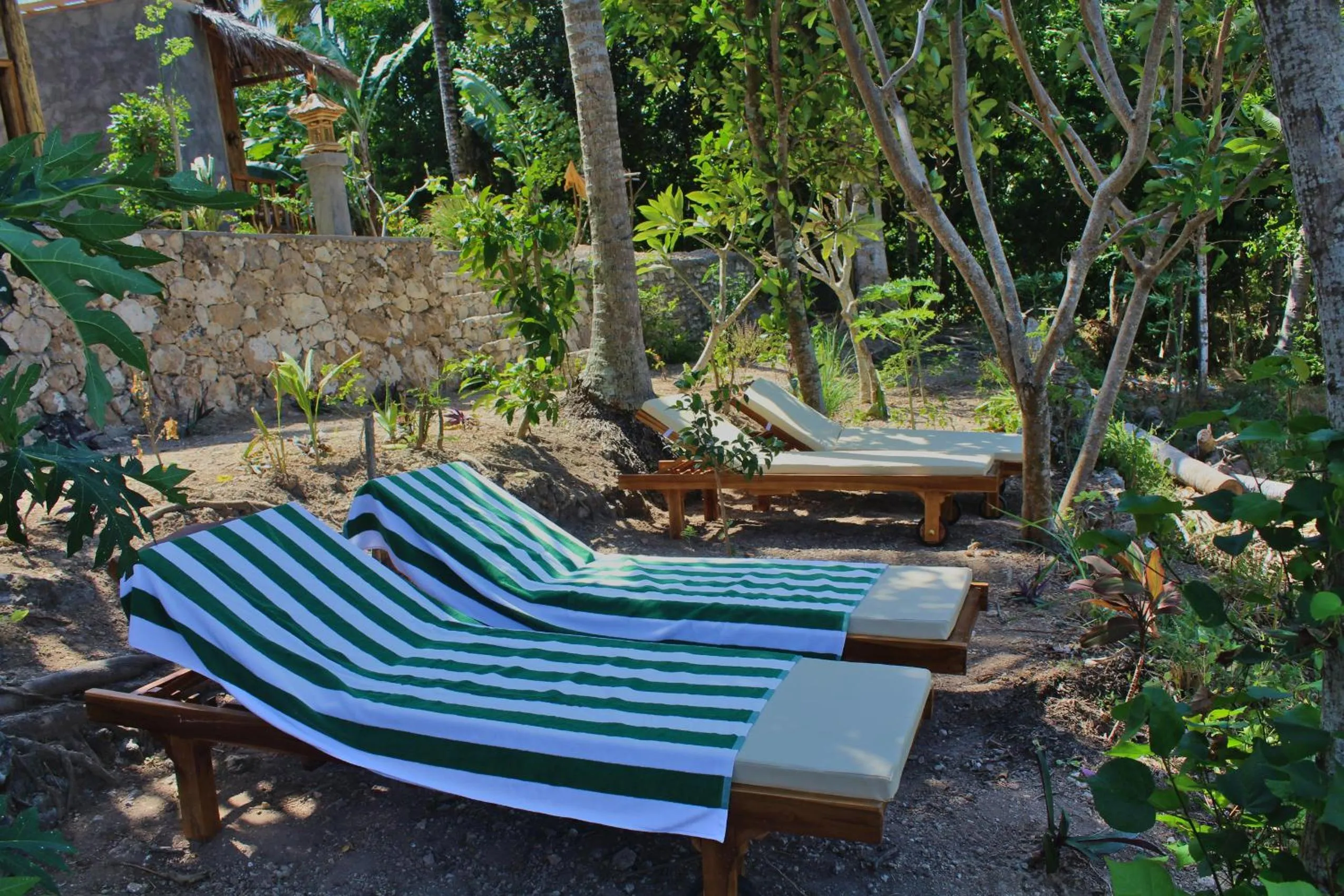 Garden in Atuh Forest Cottage