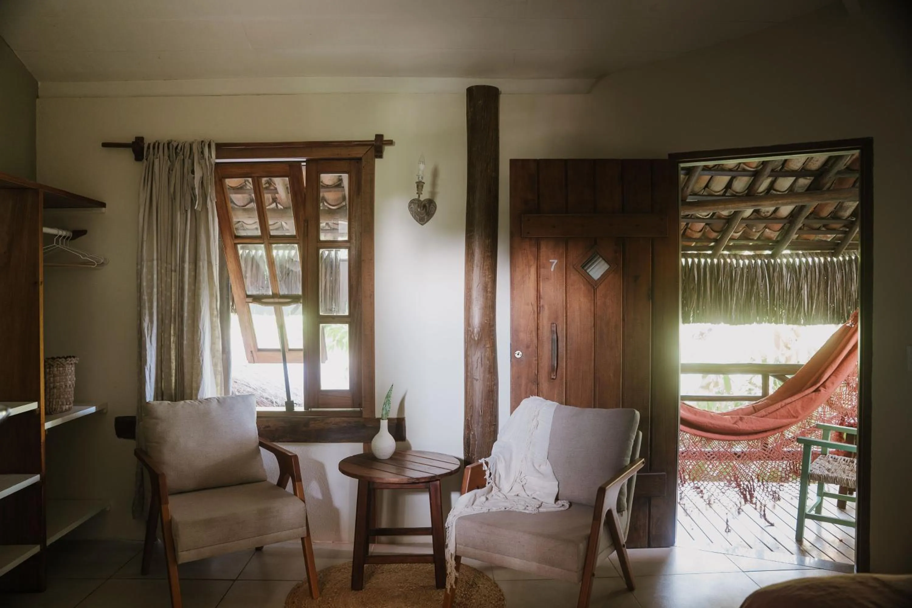 Living room in Pousada Fruta Pão