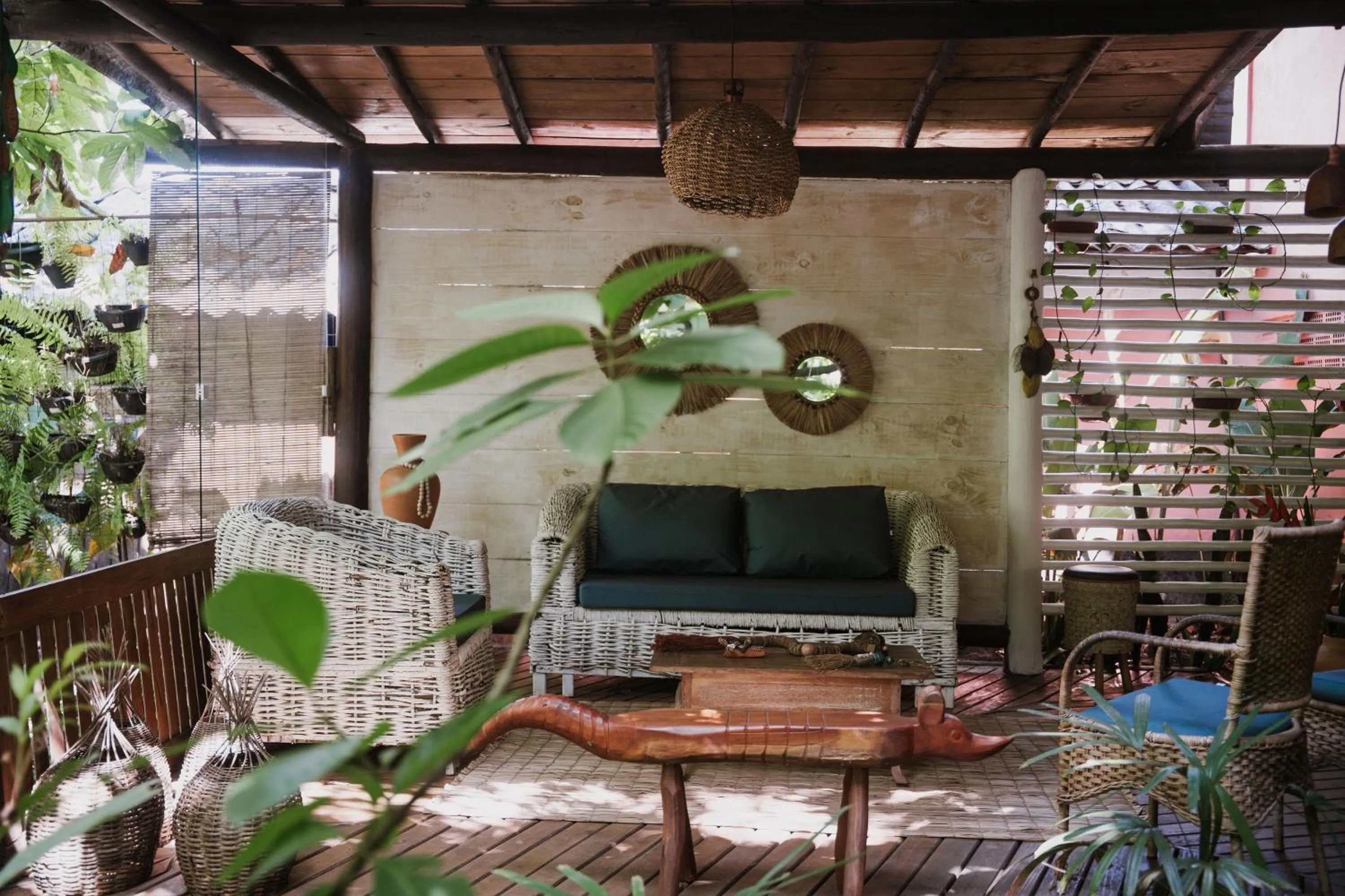Living room in Pousada Fruta Pão