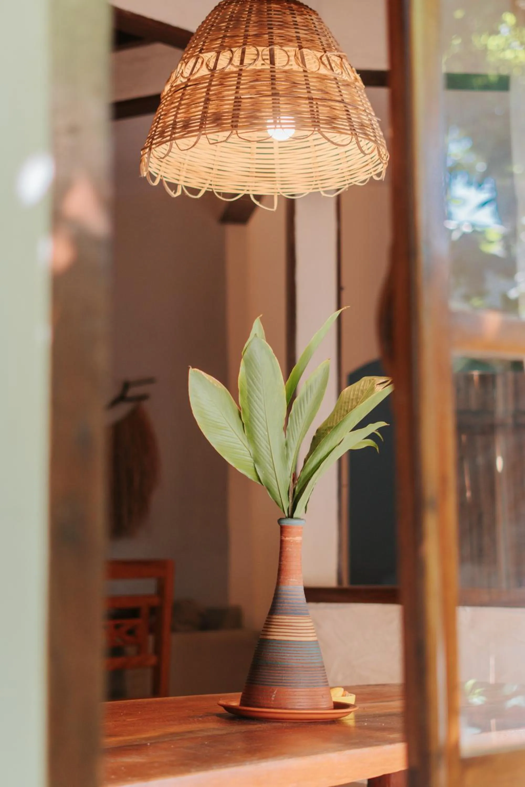 Decorative detail in Pousada Fruta Pão