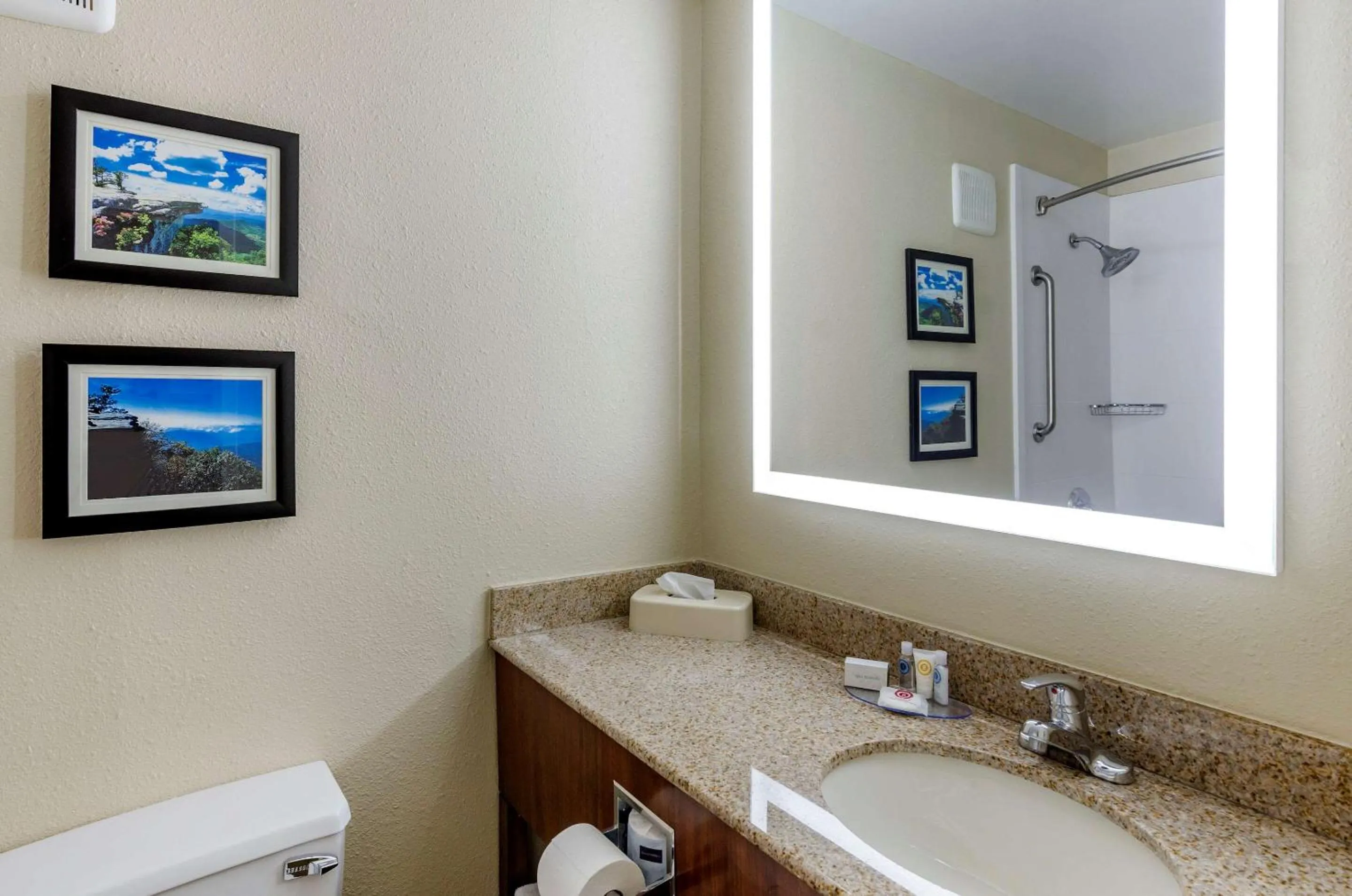 Bedroom in Comfort Inn Roanoke Civic Center