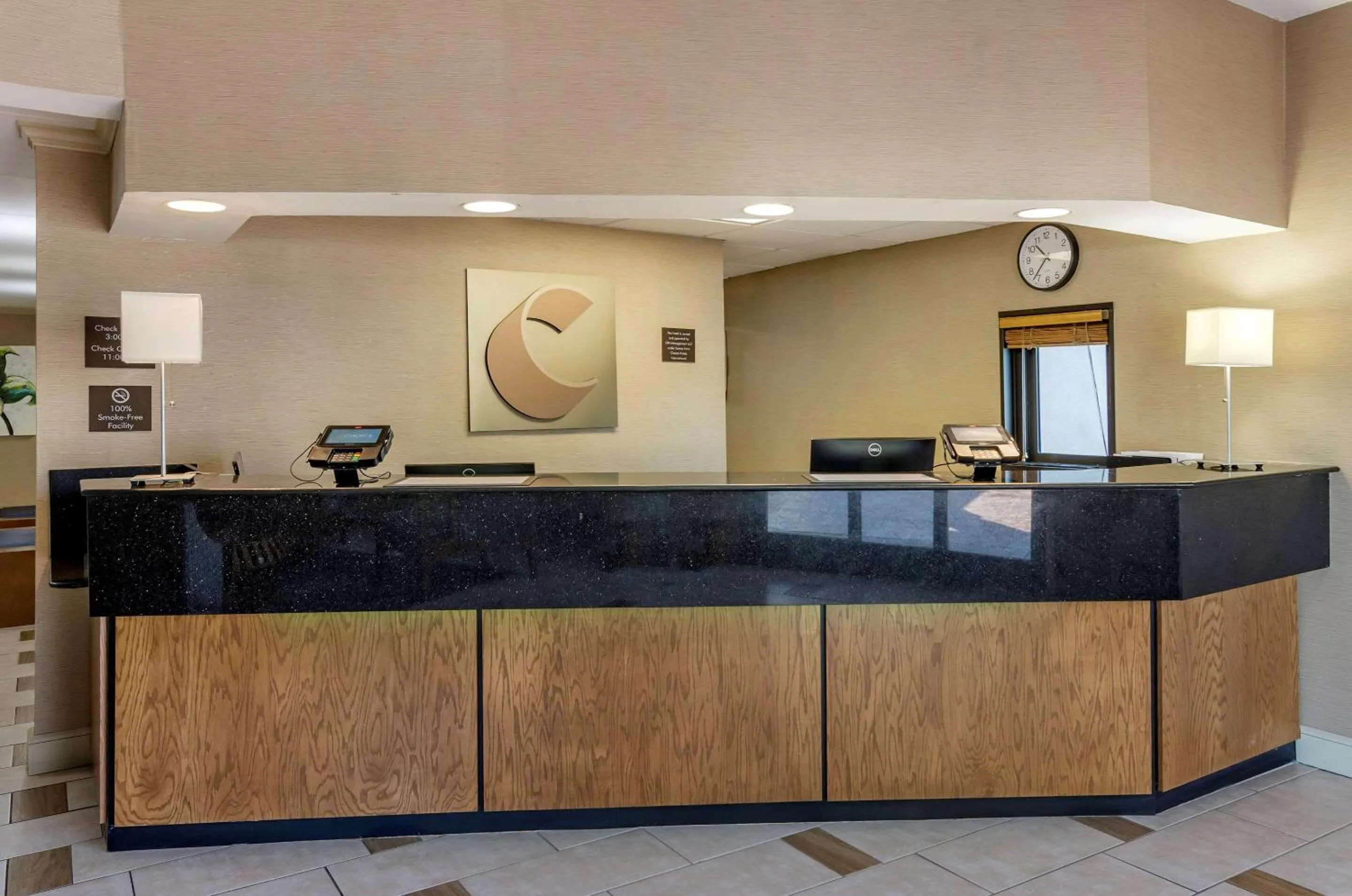 Lobby or reception in Comfort Inn Roanoke Civic Center