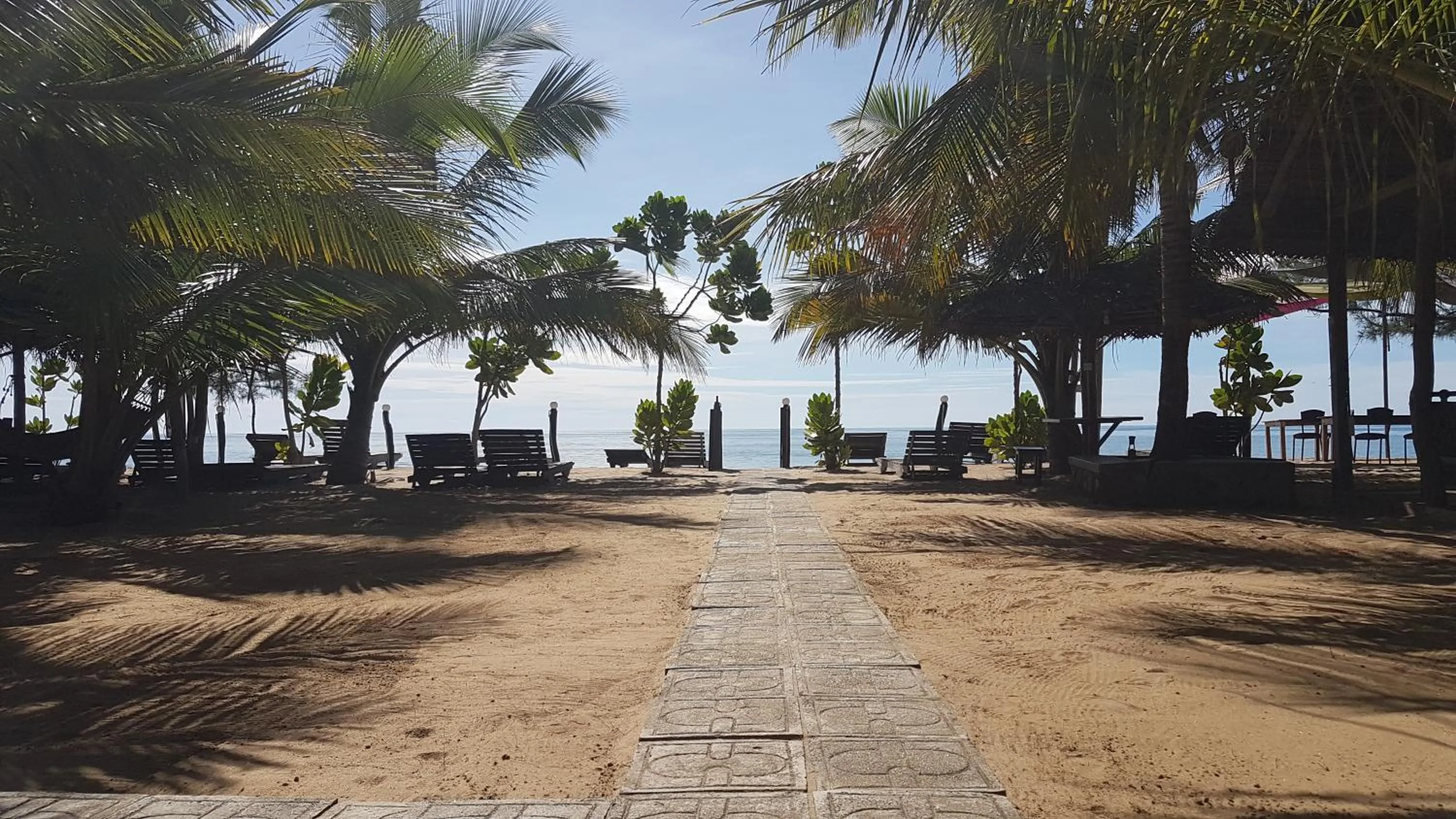 Garden view in Sandy Beach Hotel