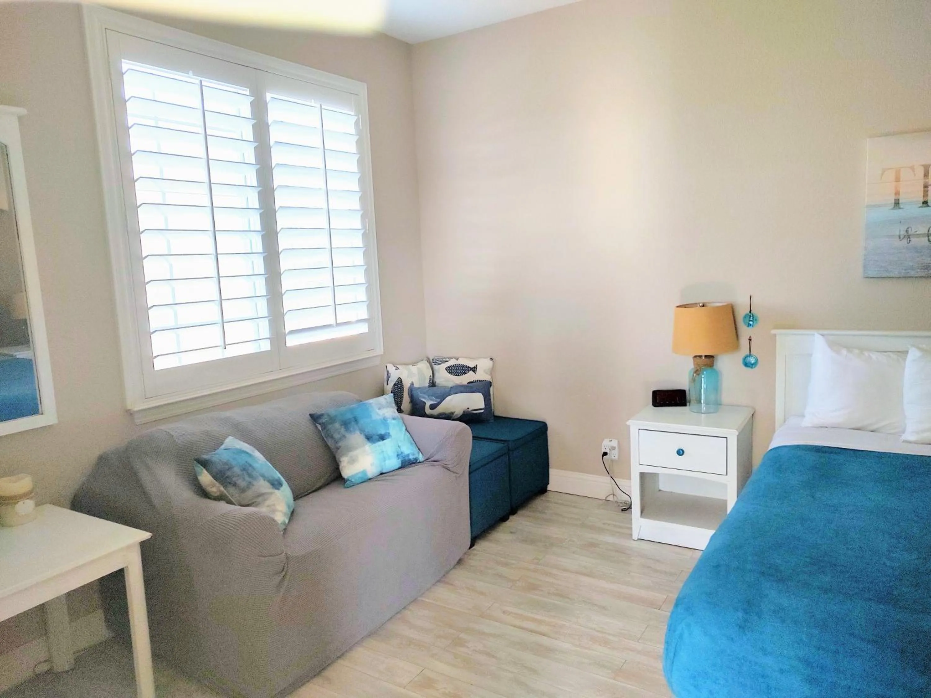 Bed in Pacific Plaza Resort