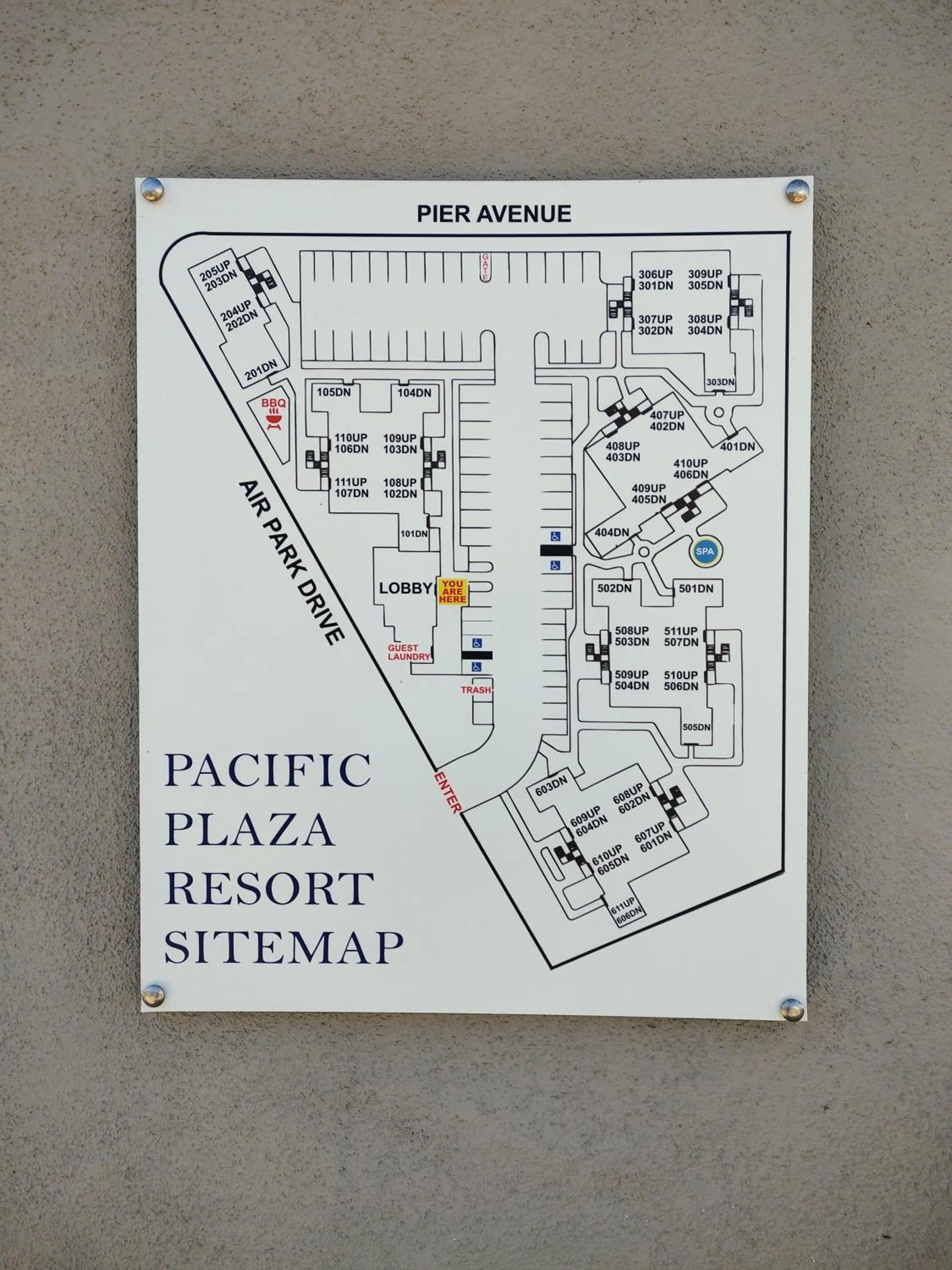 Property logo or sign in Pacific Plaza Resort