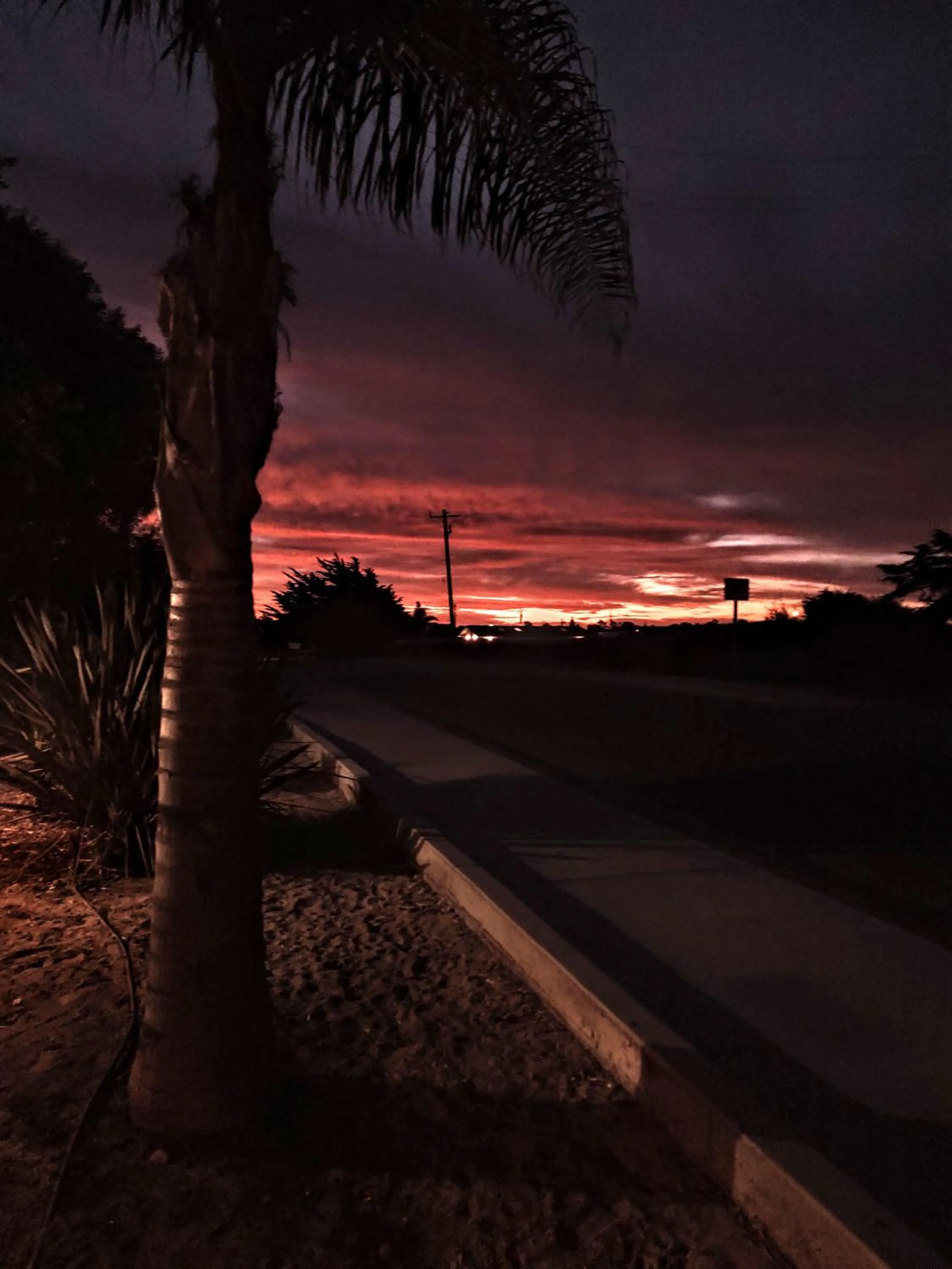 Sunset in Pacific Plaza Resort