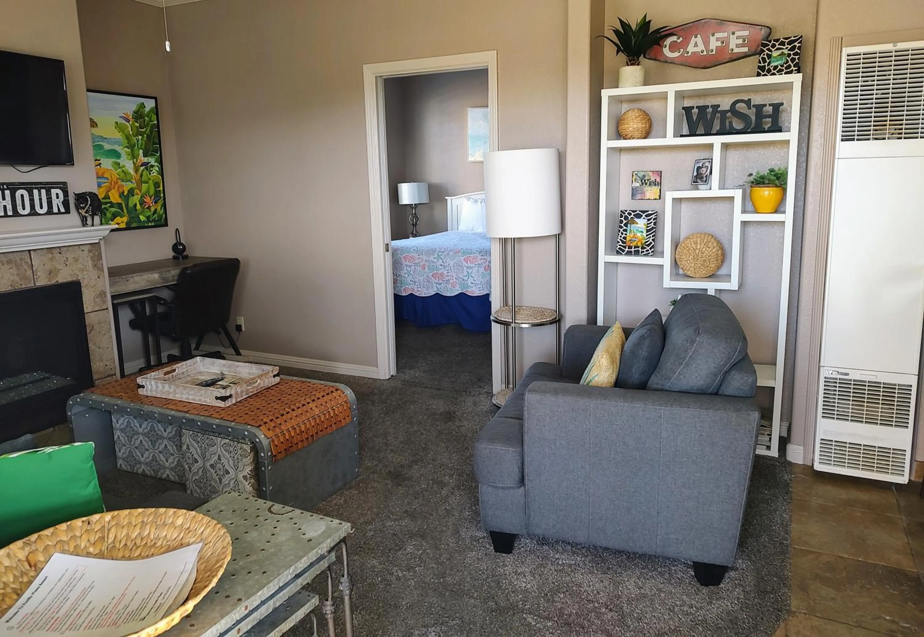 Living room in Pacific Plaza Resort