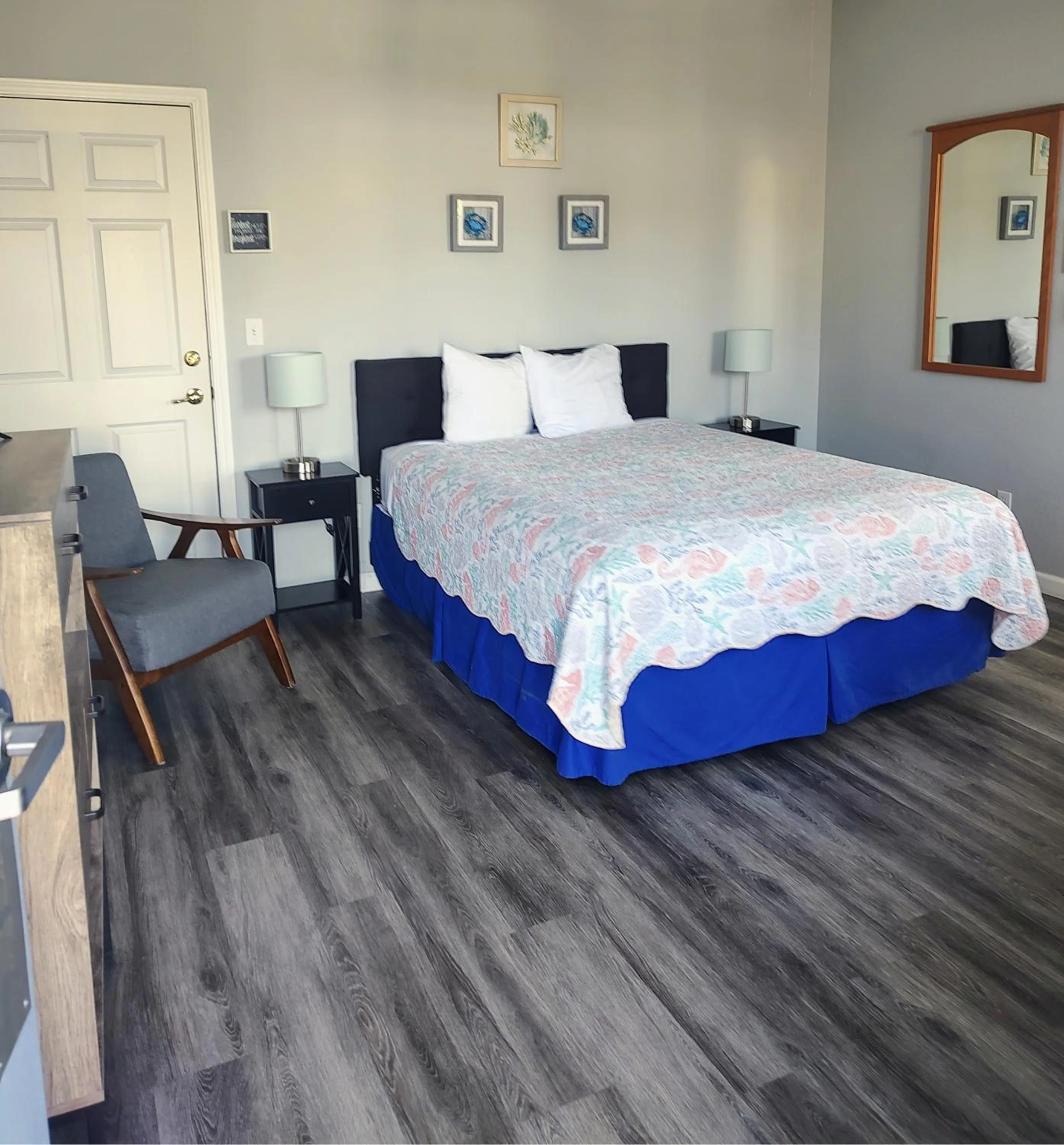 Bed in Pacific Plaza Resort