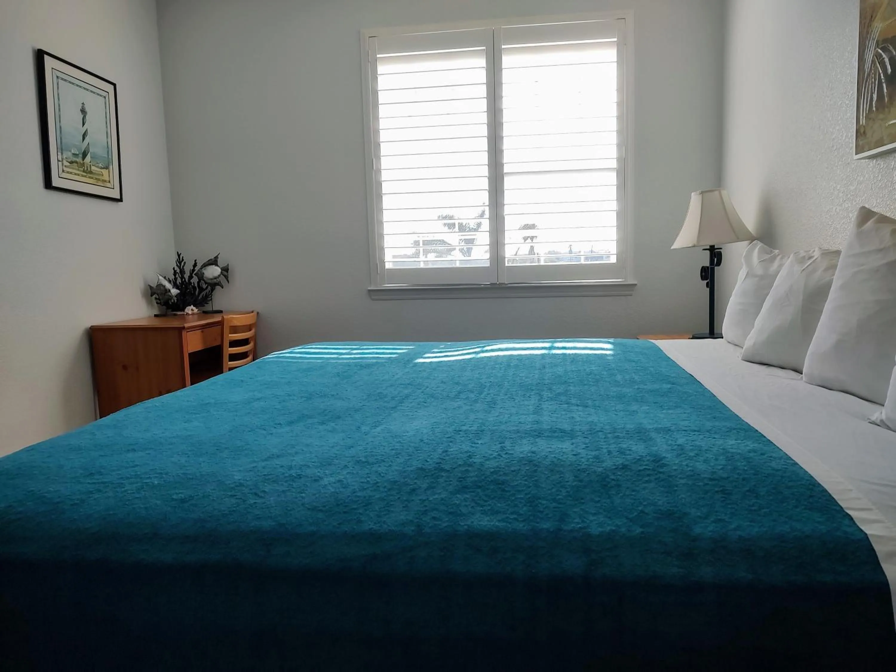 Bed in Pacific Plaza Resort