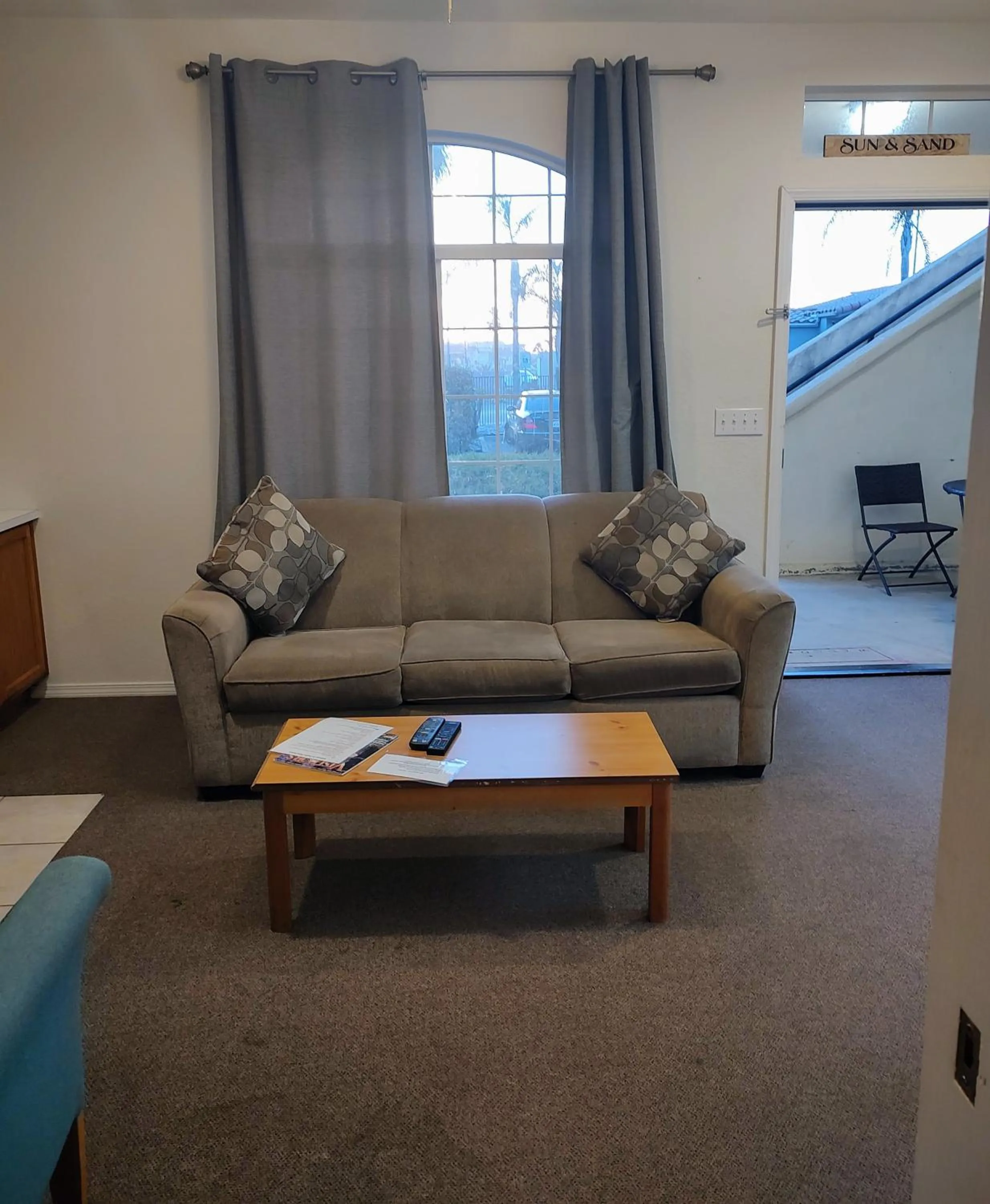 Living room in Pacific Plaza Resort